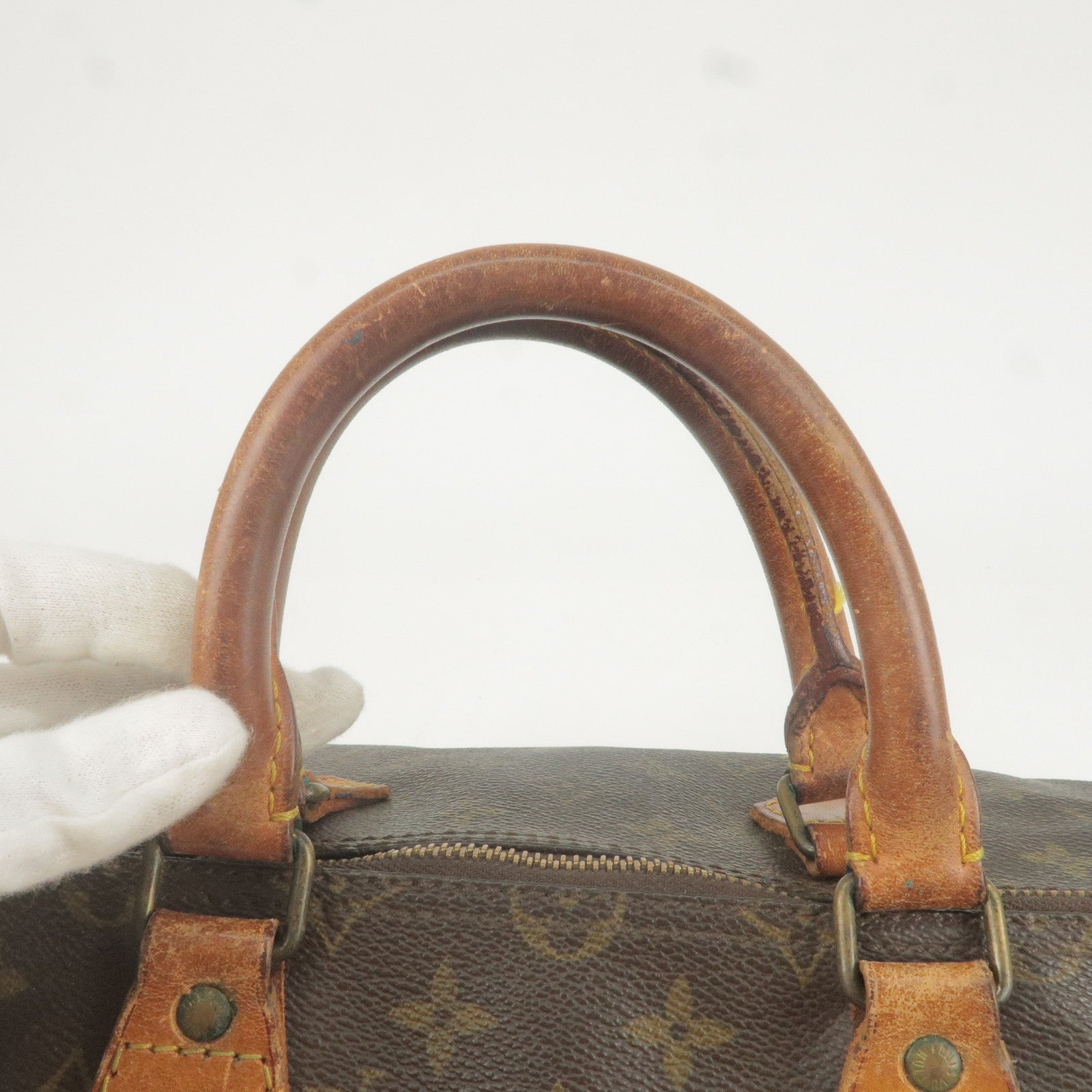 Louis Vuitton Speedy 35 Brown Canvas Handbag (Pre-Owned)
