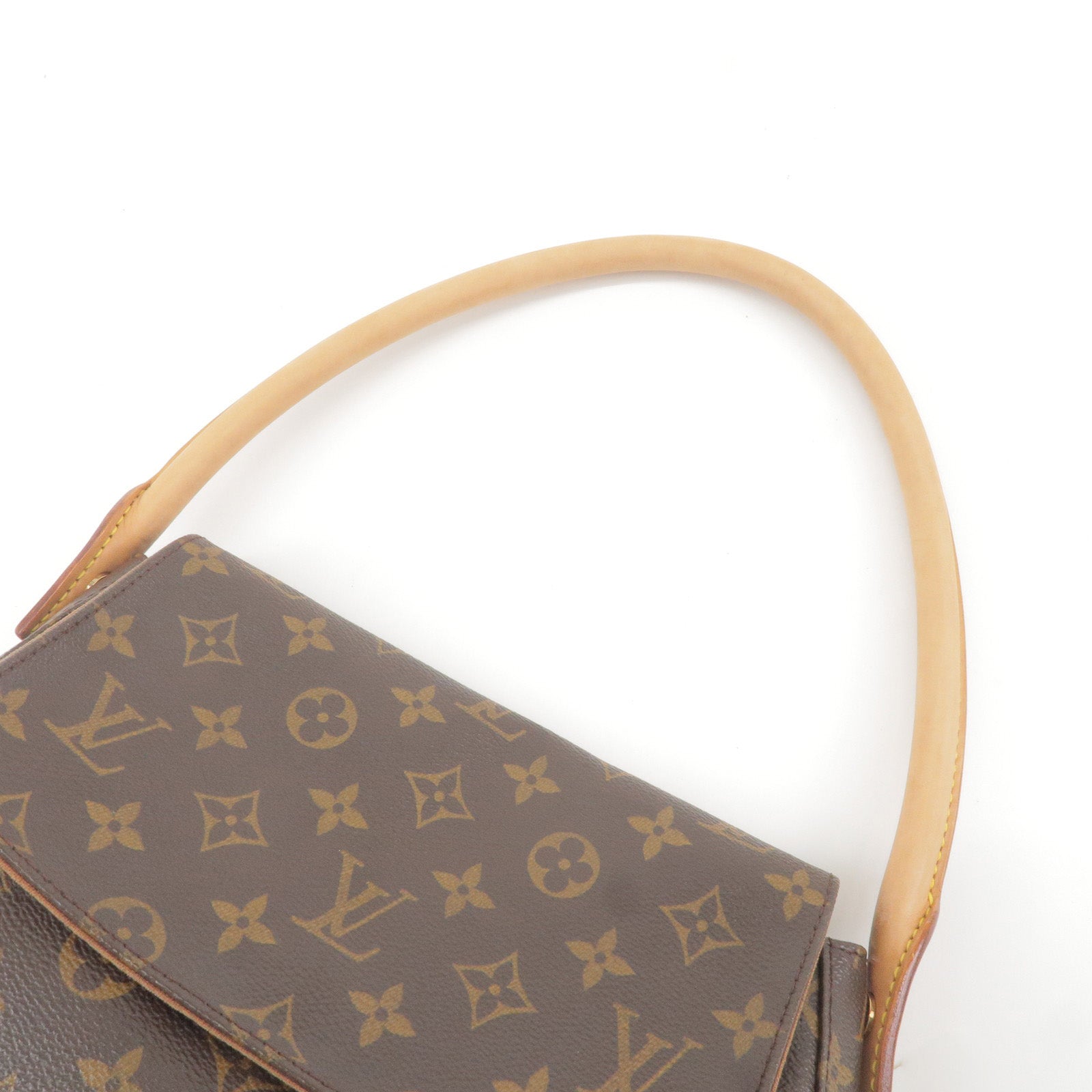 Louis Vuitton shoulder bag monogram mini looping M51147