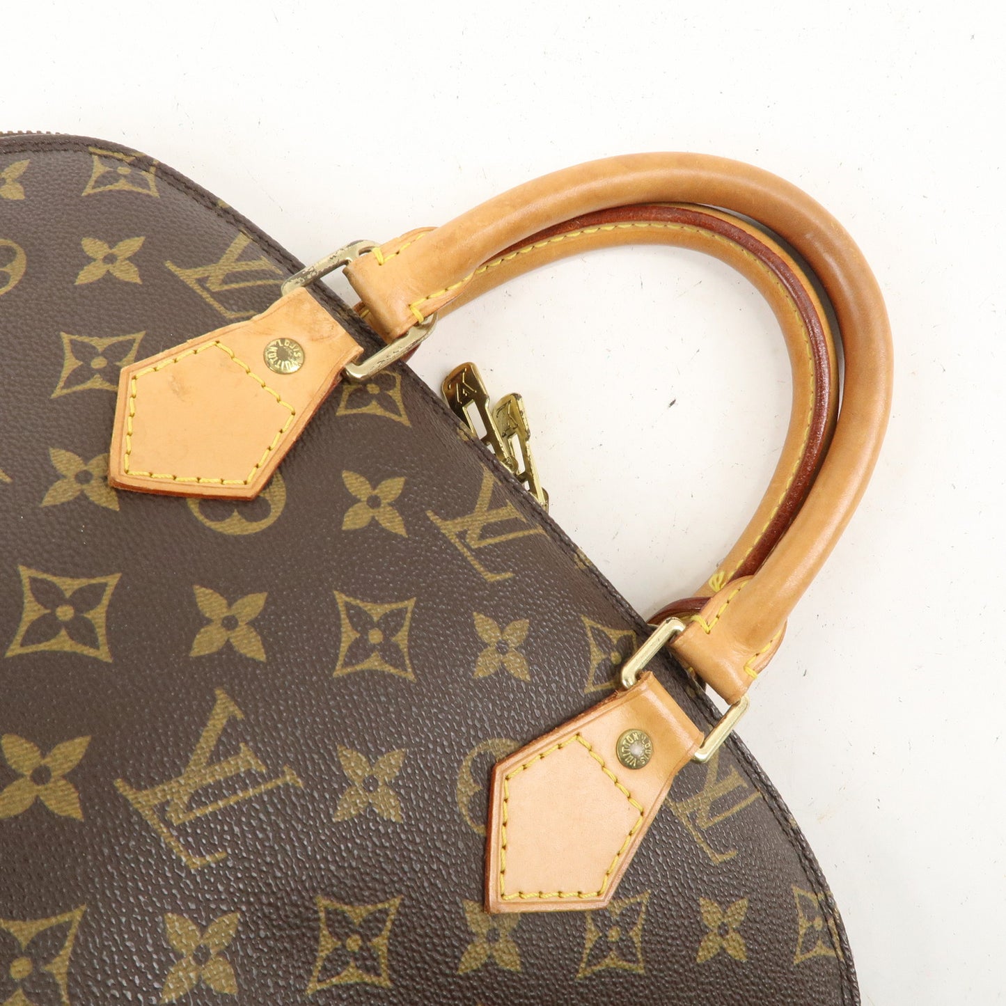 Louis Vuitton Monogram Alma Hand Bag Brown M51130