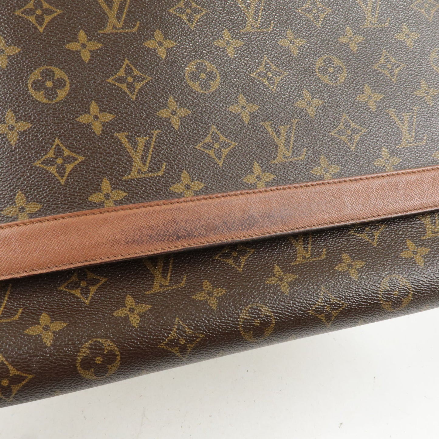 Louis Vuitton Classic Monogram Canvas Envelope Clutch Bag with