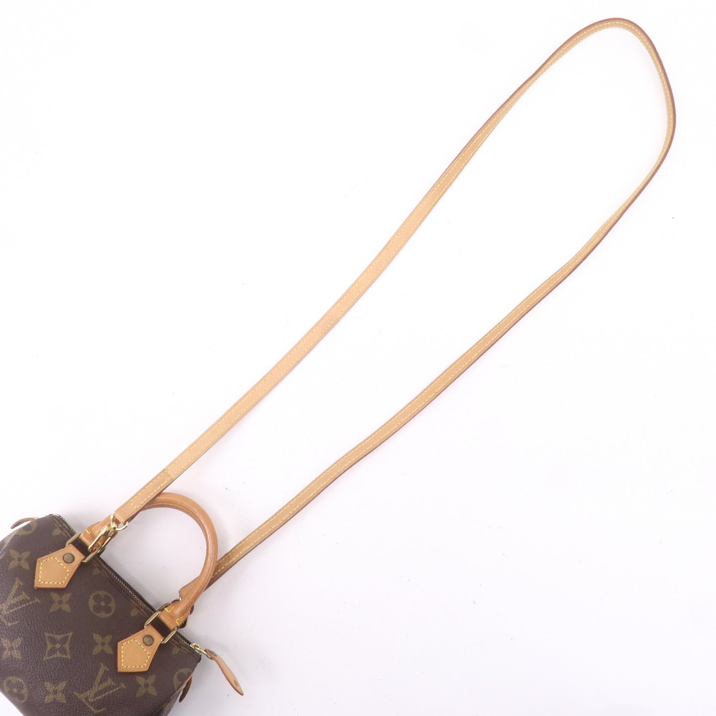 Louis Vuitton Monogram Mini Speedy & Shoulder Strap M41534 J00145