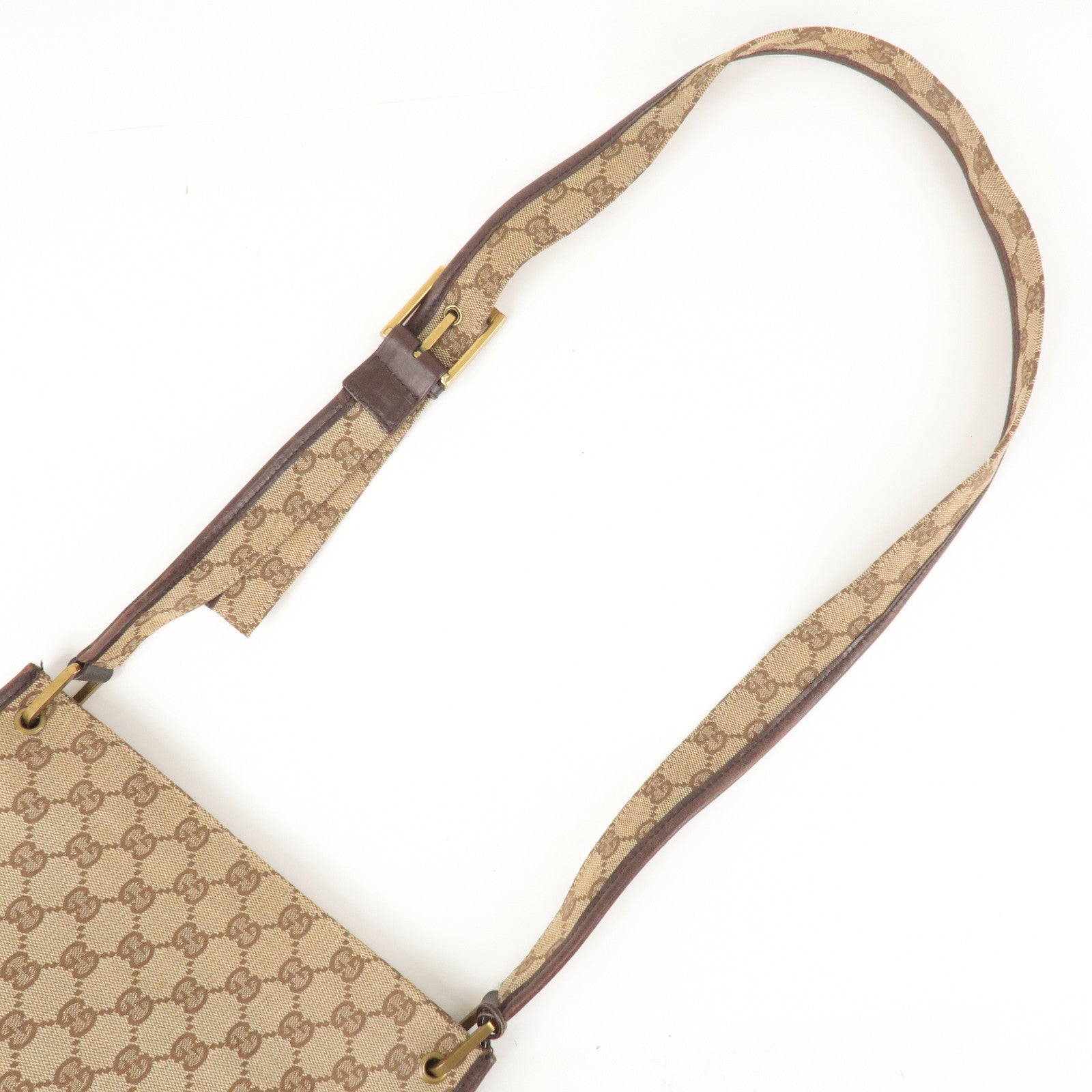 Gucci Brown/Beige GG Canvas and Leather Charm Dome Satchel Gucci