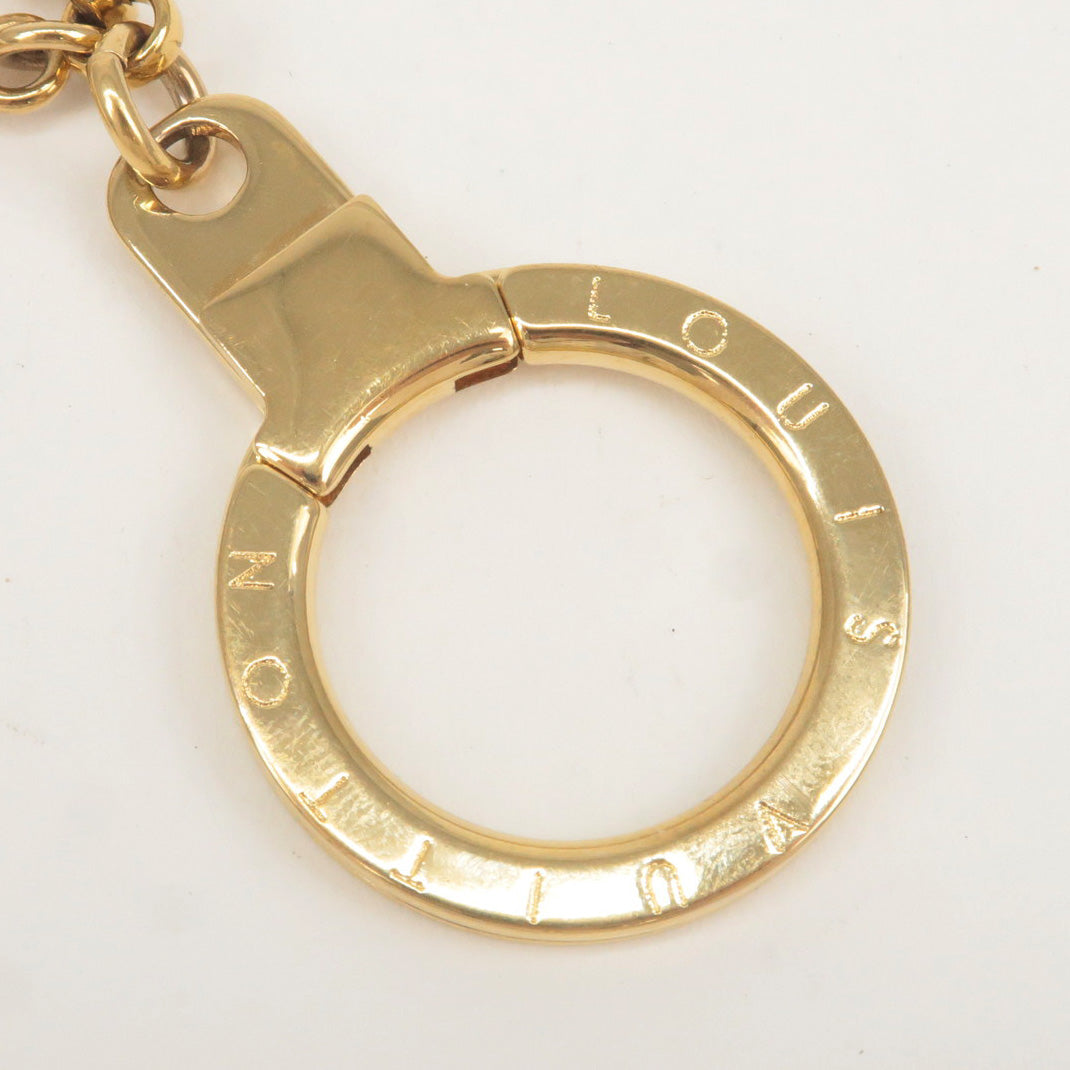 LOUIS VUITTON Pastilles Bag Charm Key Chain Key Ring Brown Japan [Used]