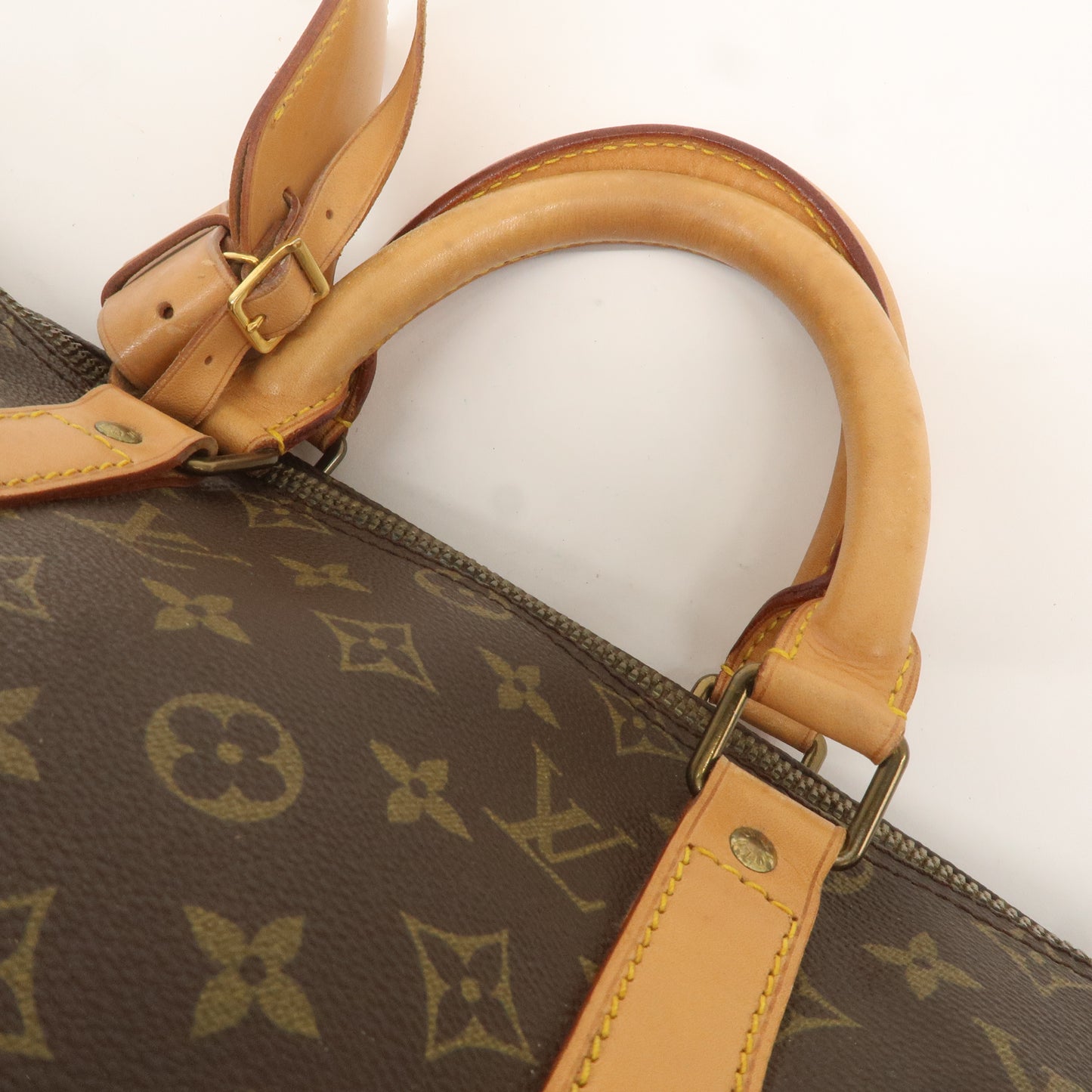 Louis Vuitton Monogram Keep All 50 Boston Bag Brown M41426