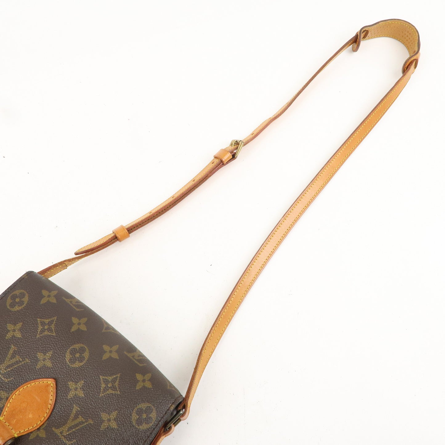 Louis Vuitton Monogram Saint Cloud MM Shoulder Bag Brown M51243