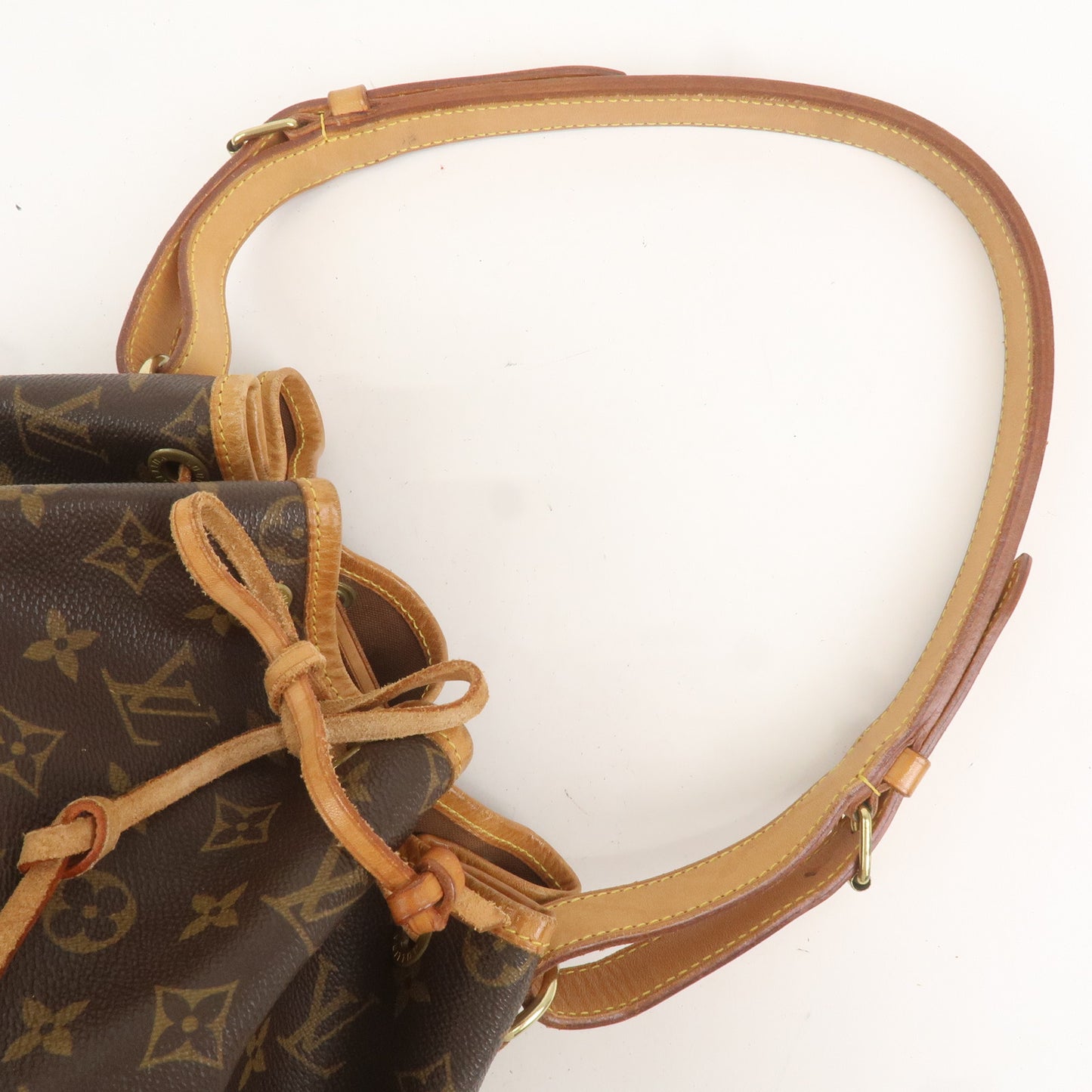 Louis Vuitton Monogram Noe Shoulder Bag Brown M42224