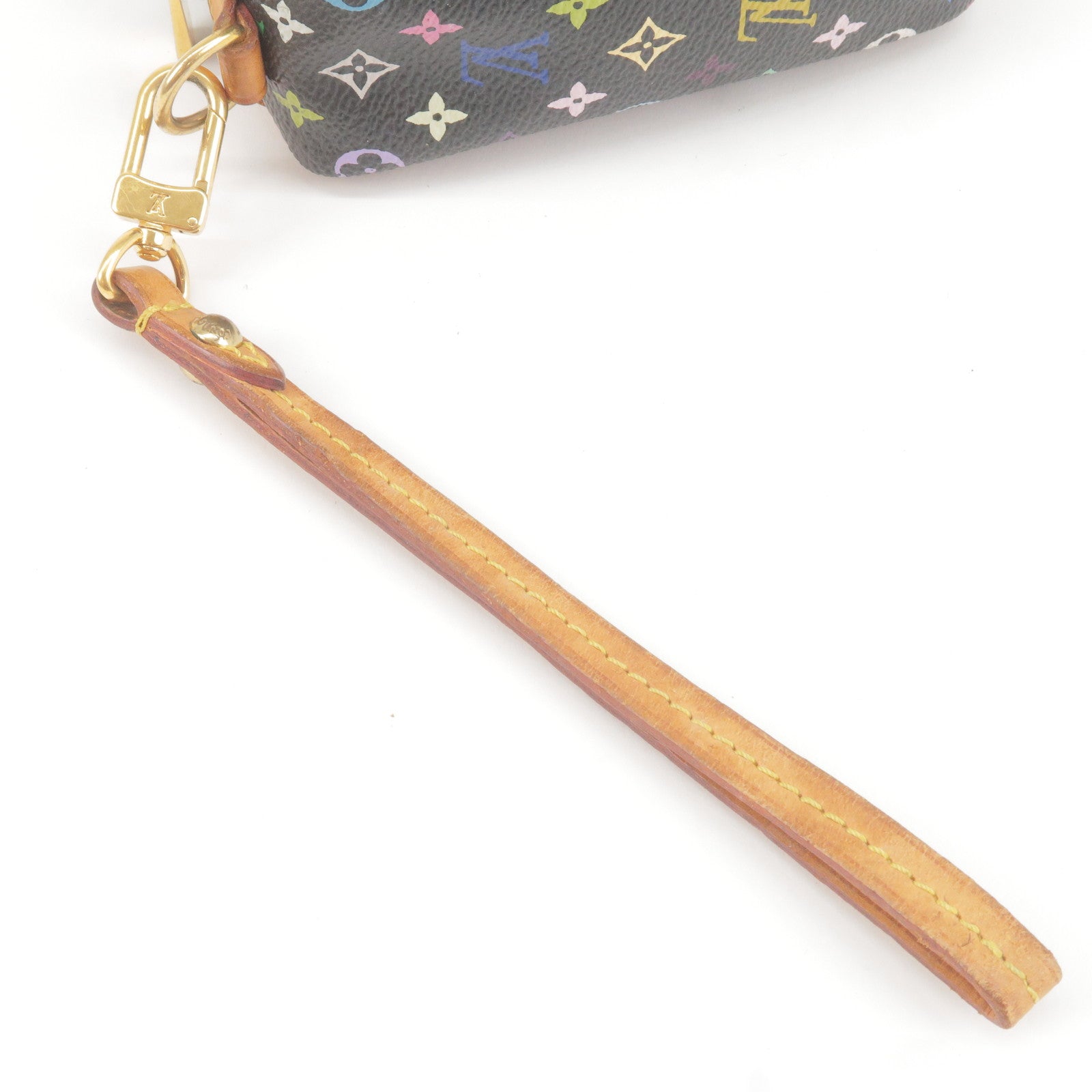 Louis Vuitton Trousse Wapity Mini Pouch Wristlet Bag Monogram Multicolor  12530