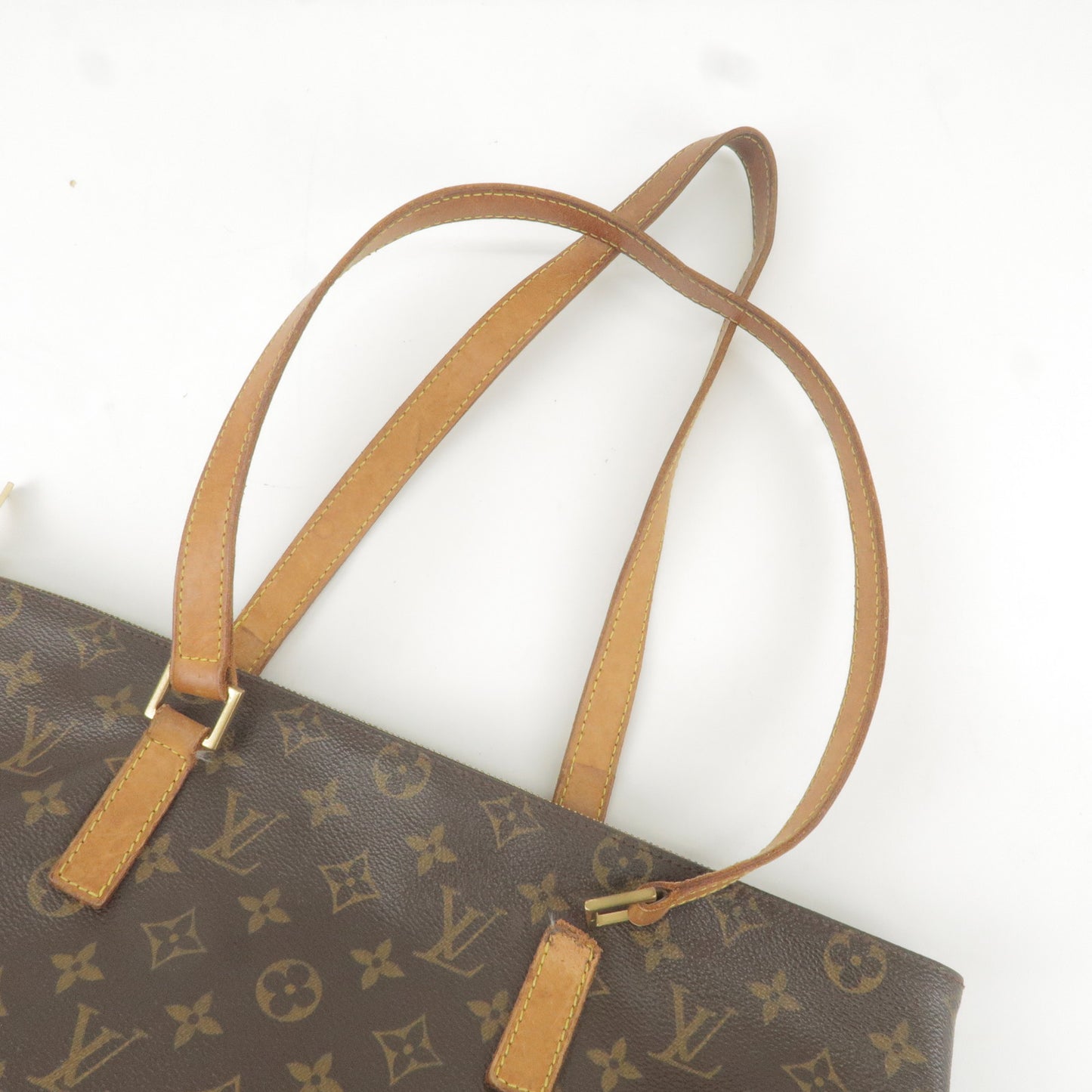 Louis Vuitton Monogram Cabas Mezzo Tote Bag Hand Bag M51151