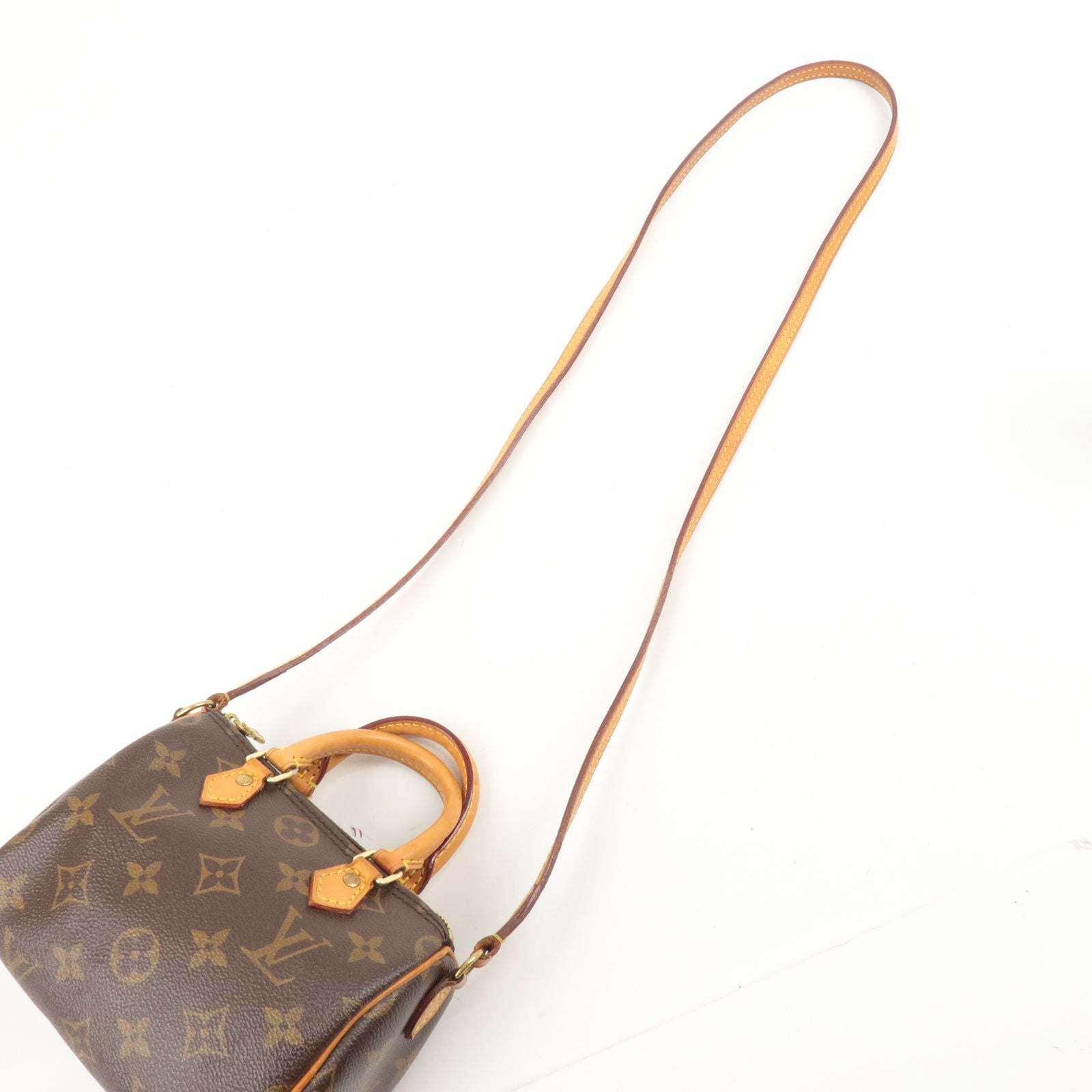 Louis Vuitton Brown Monogram Nano Speedy Bag