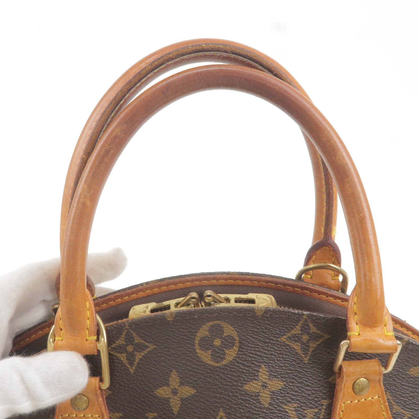 Pre-Owned Louis Vuitton Ellipse Monogram MM Handbag - Good Condition 