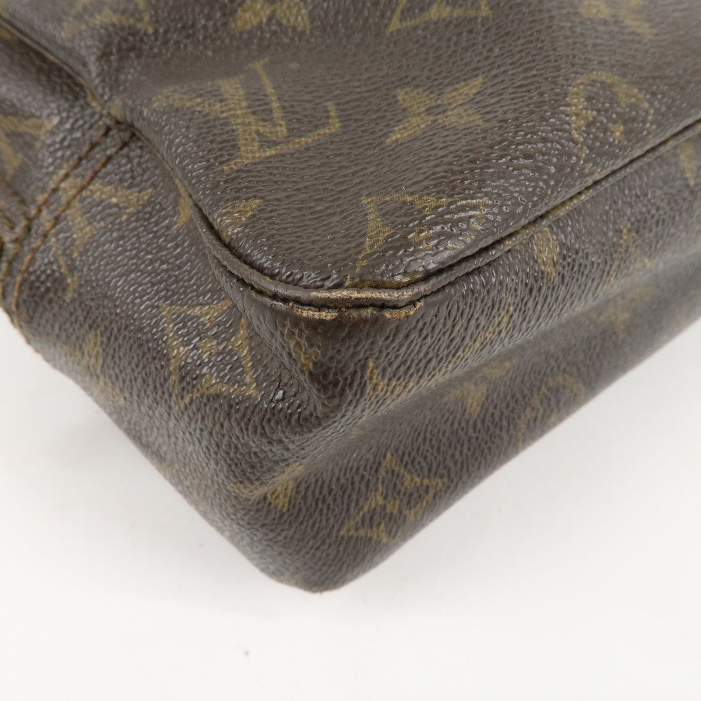 Louis Vuitton Monogram Trousse Toilette 28 Pouch Brown M47522