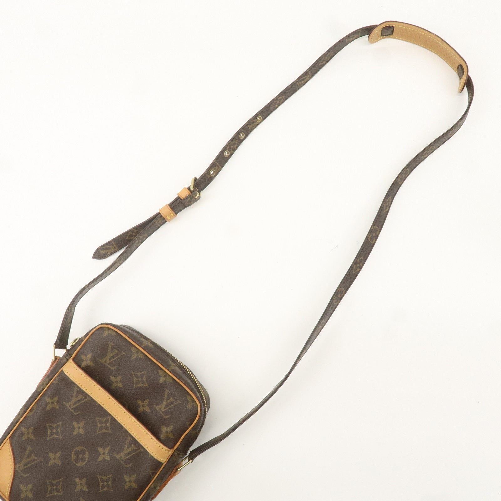 Louis Vuitton Monogram Danube Shoulder Bag Brown M45266