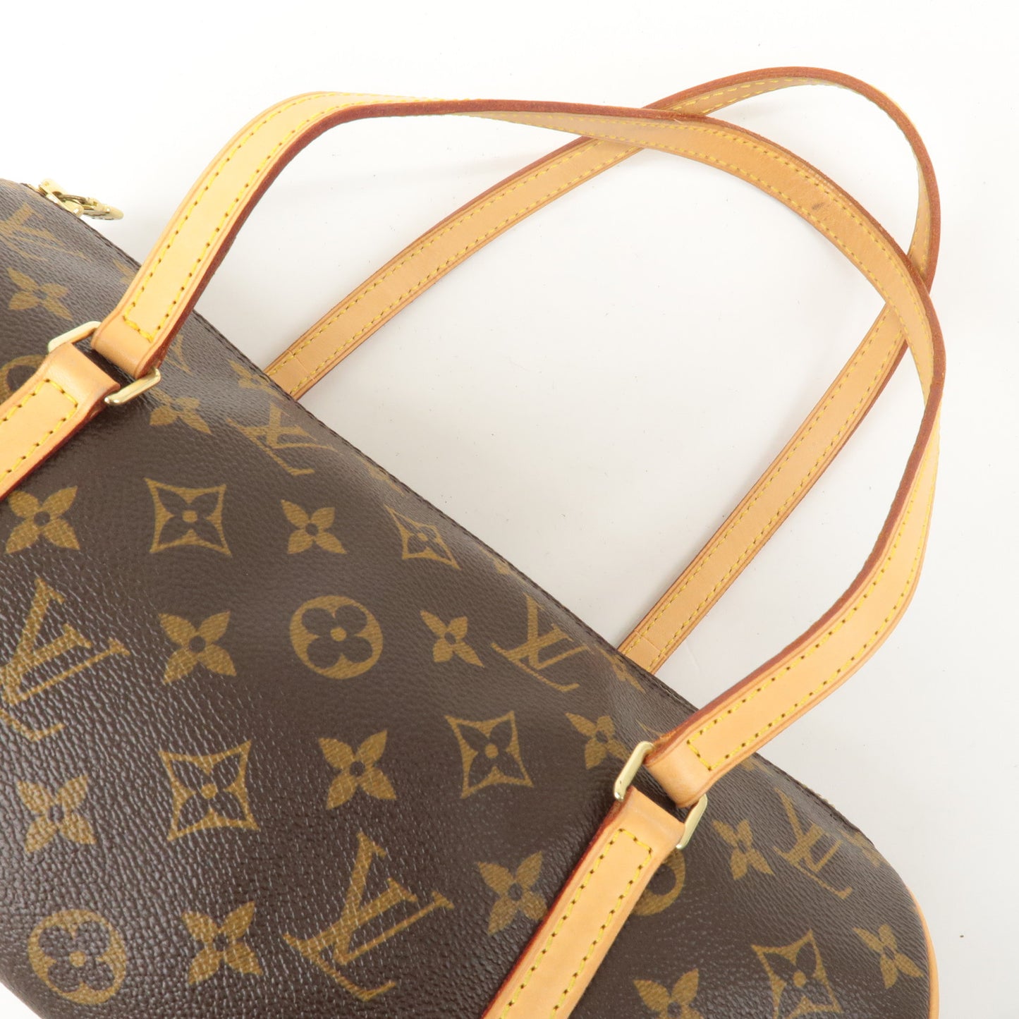 Louis Vuitton Monogram Papillon 30 Hand Bag Brown M51385