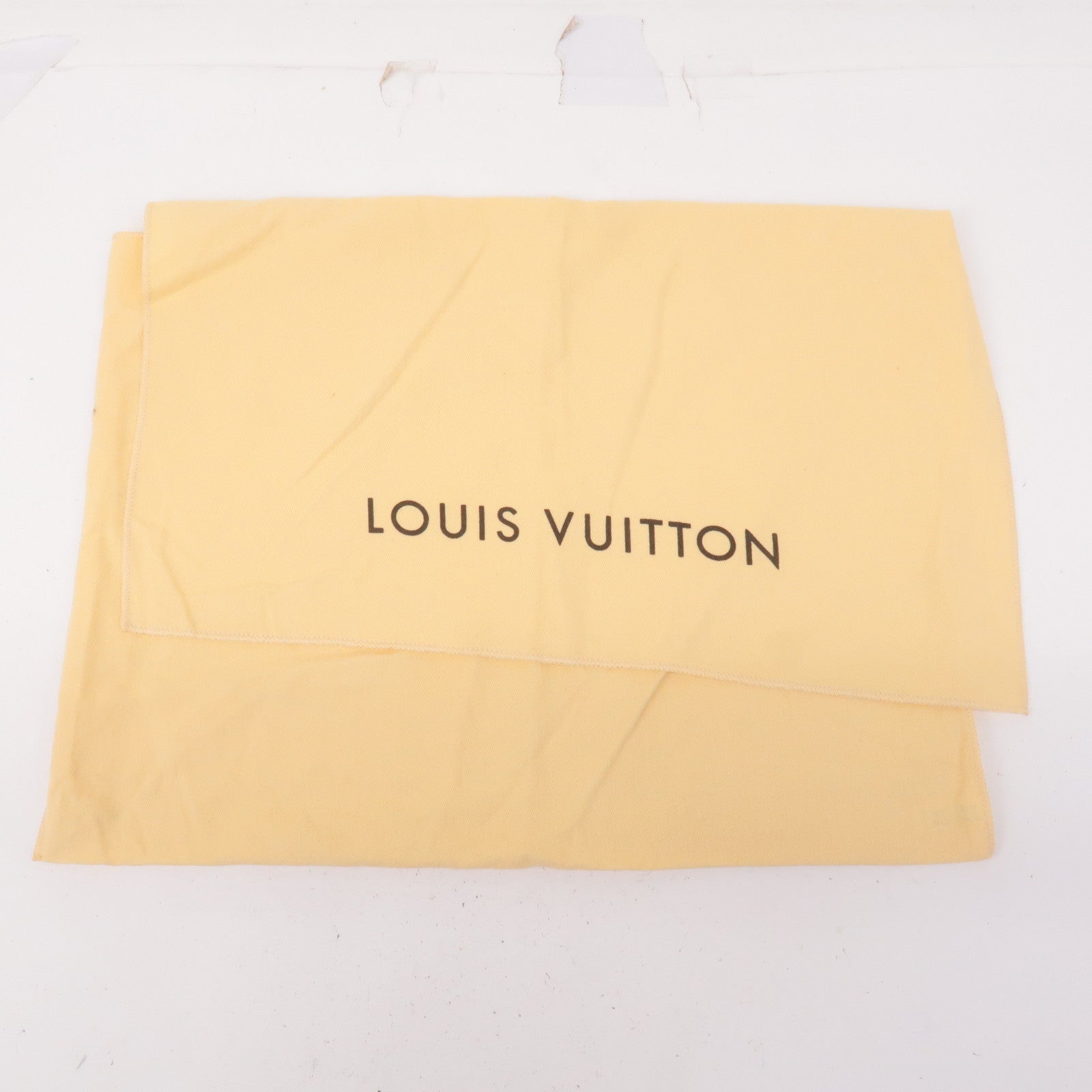 Louis Vuitton Set of 10 Dust Bag Flap Style Beige