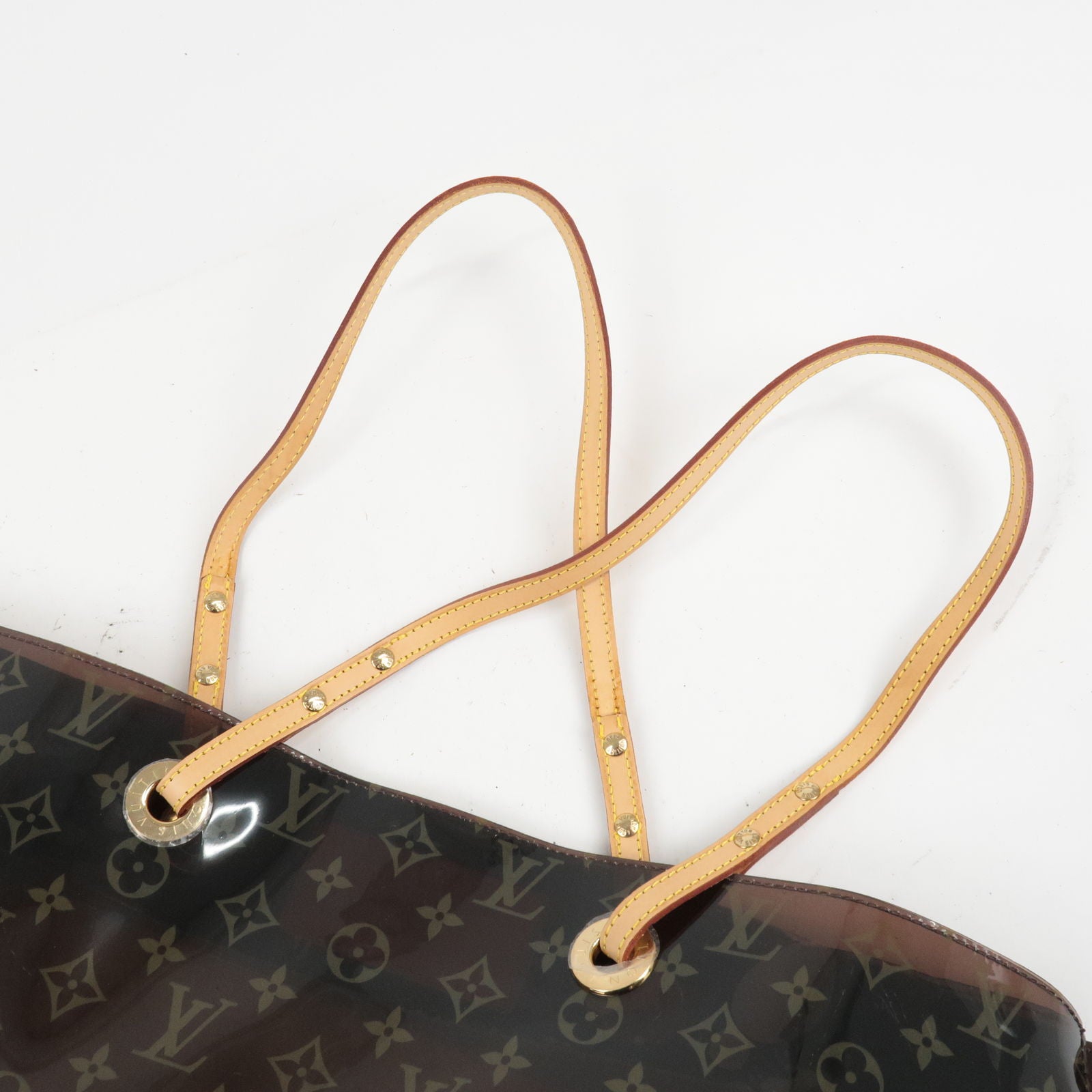 LIMITED EDITION Louis Vuitton Monogram Neo Cruise Clear Vinyl Cabas Tote Bag