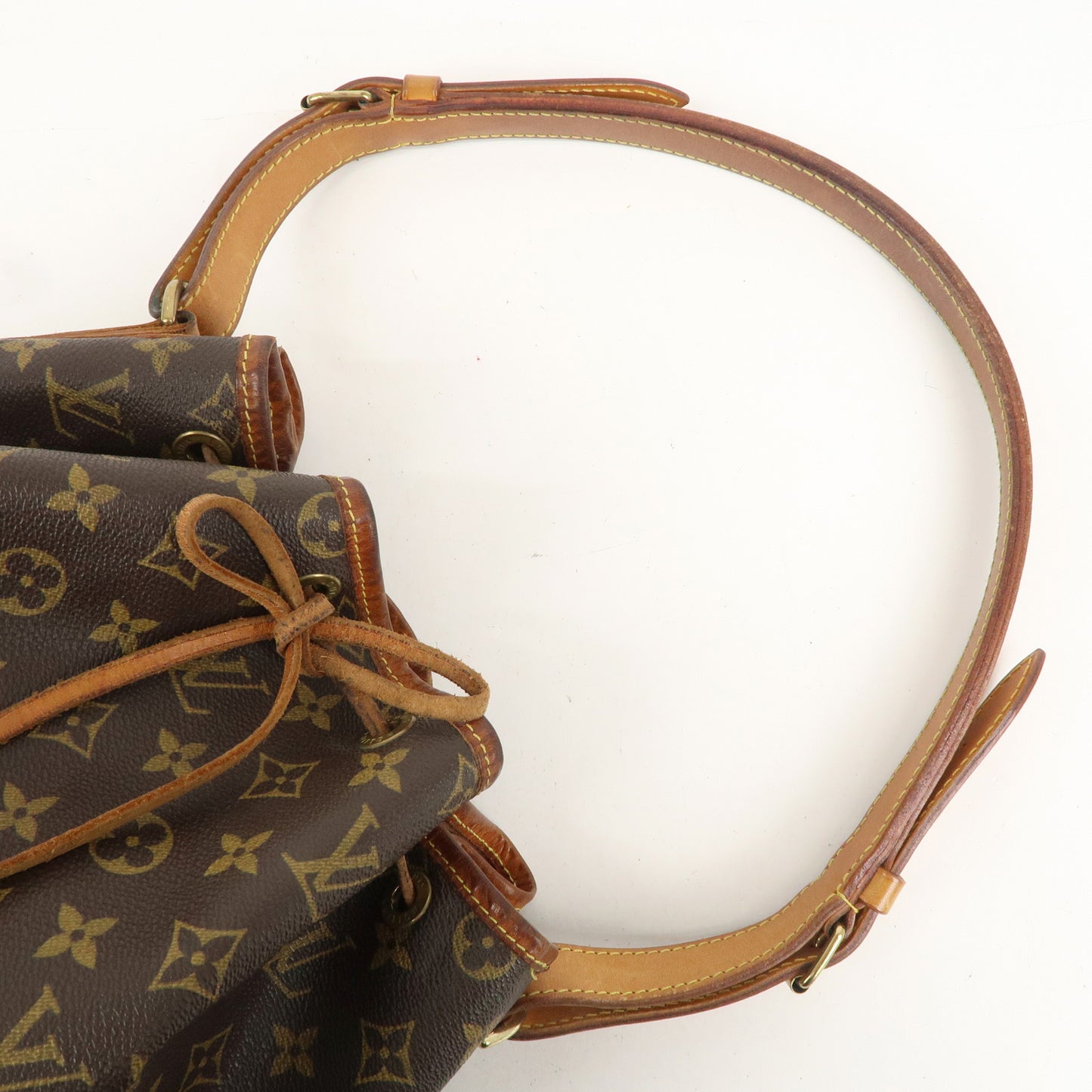 Louis Vuitton Monogram Noe Shoulder Bag Brown M42224