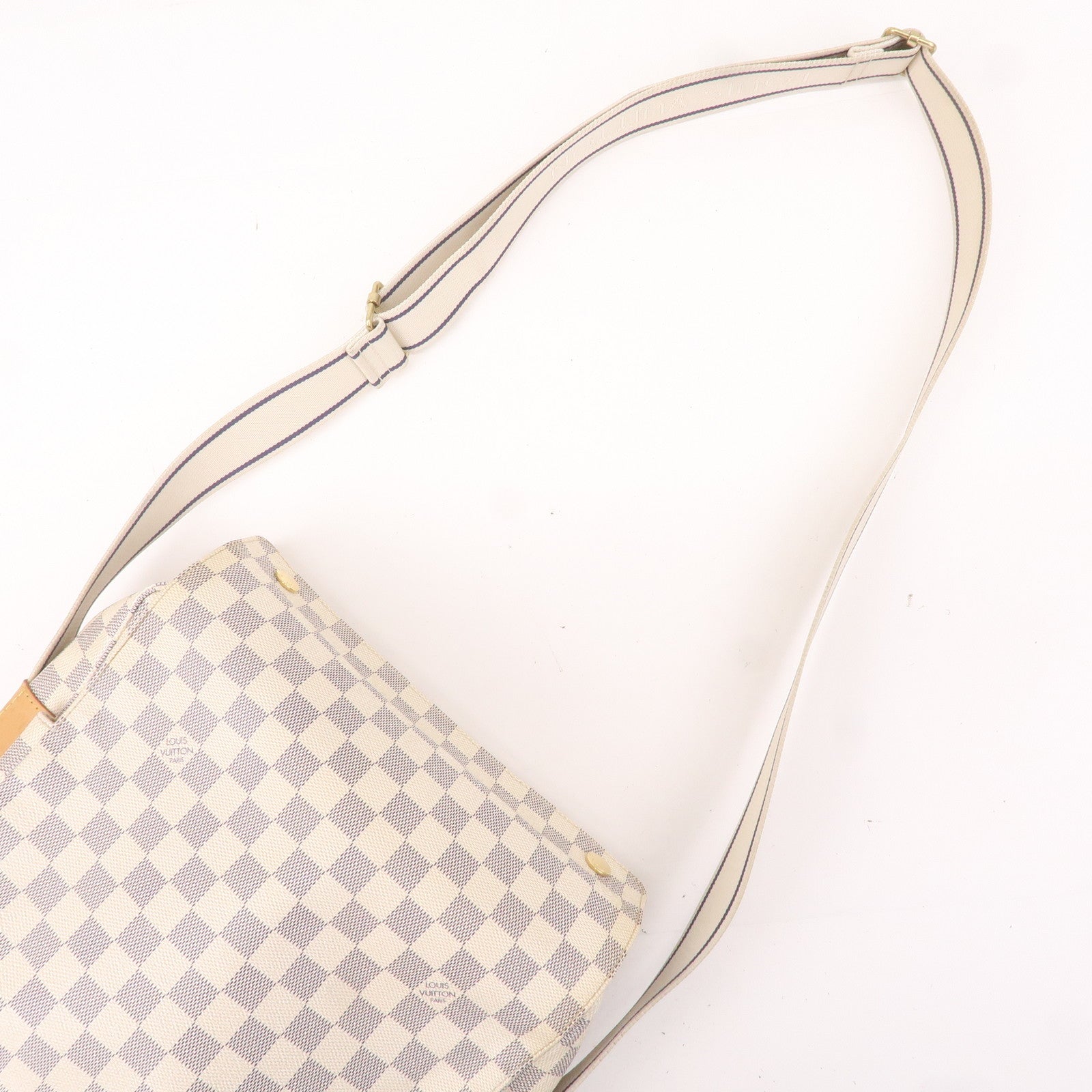Louis Vuitton Naviglio Damier Azur Shoulder Bag N51189