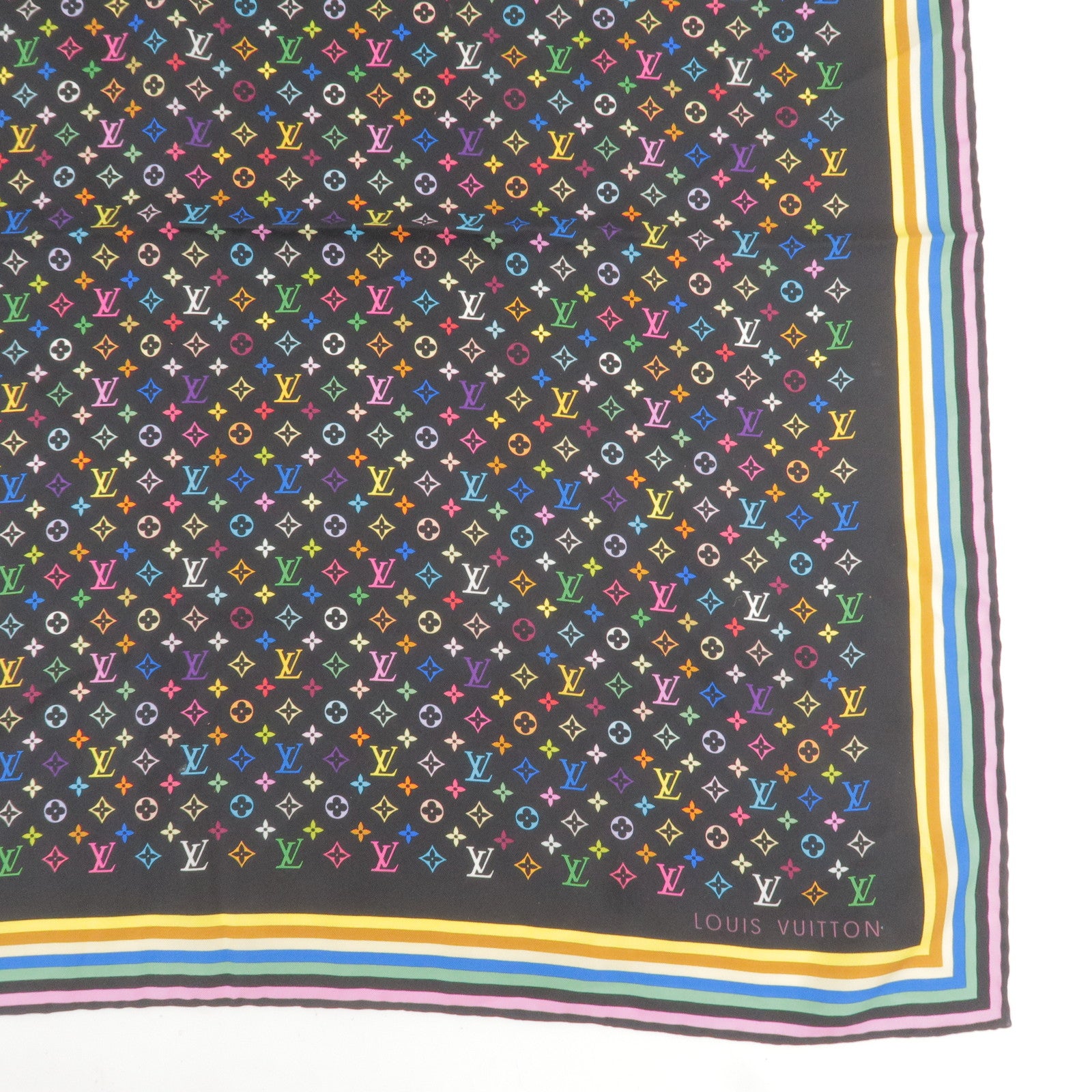 Silk neckerchief Louis Vuitton Multicolour in Silk - 24174027