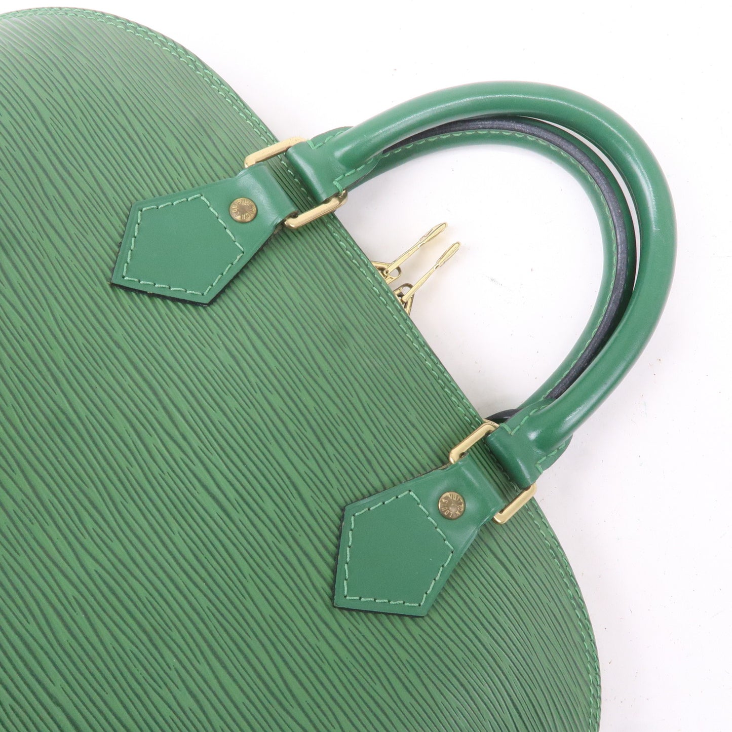 Louis Vuitton Epi Alma Hand Bag Borneo Green M52144