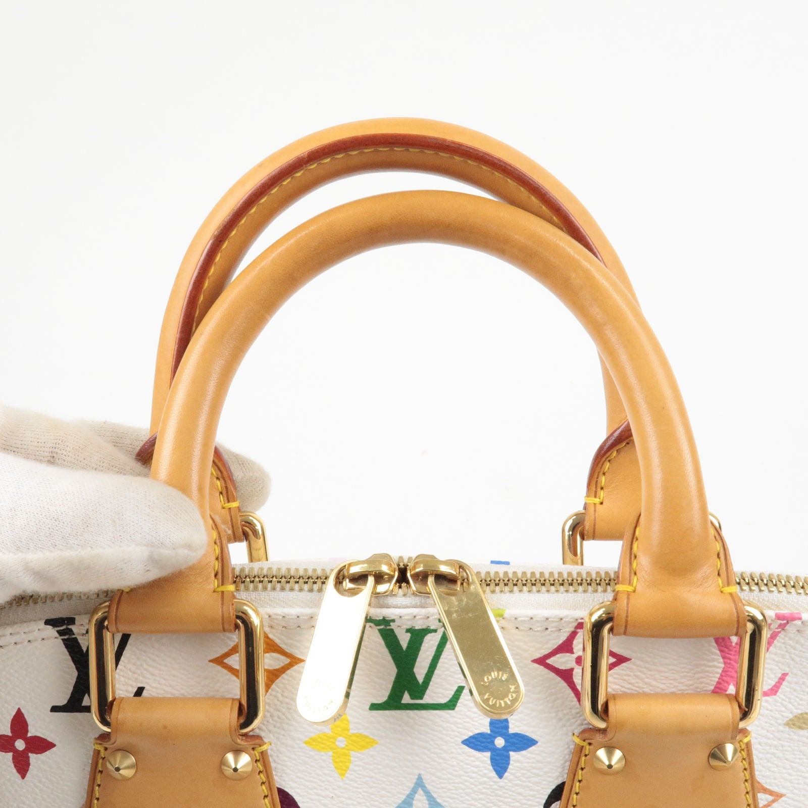 Louis Vuitton 2004 Pre-owned Monogram Multicolour Alma Handbag - White