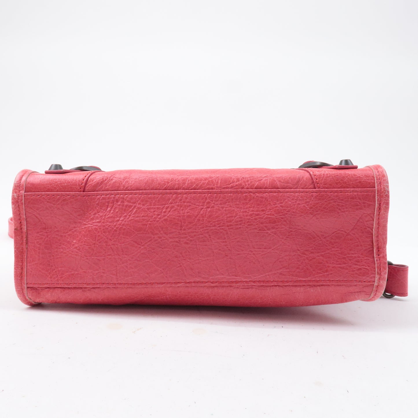 BALENCIAGA Classic Mini City Leather 2Way Hand Bag Pink 300295