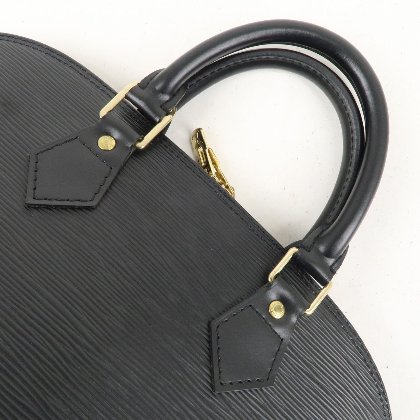 Louis Vuitton Epi Alma Hand Bag Noir Black M52142