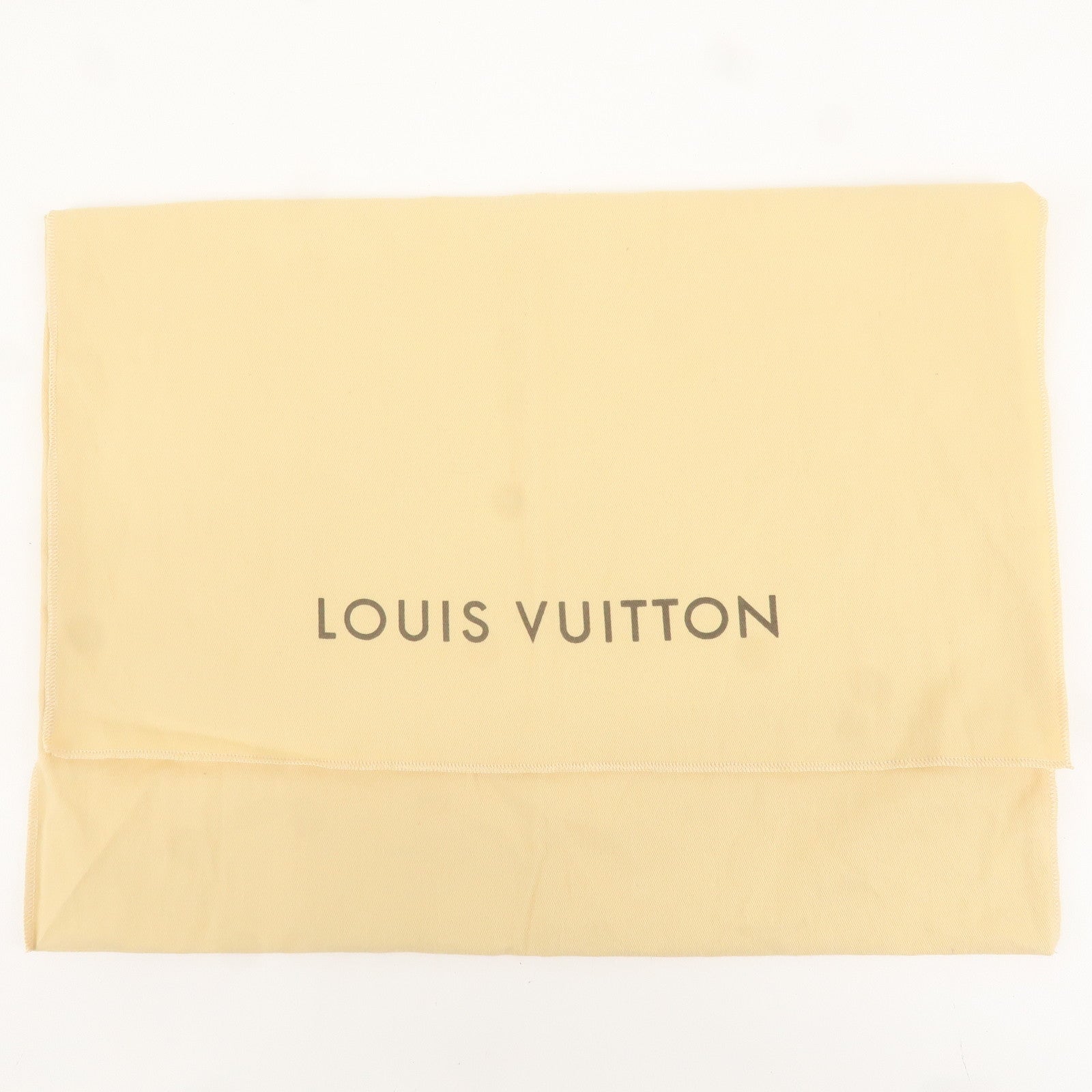 Louis Vuitton Set of 10 Dust Bag Flap Style Beige