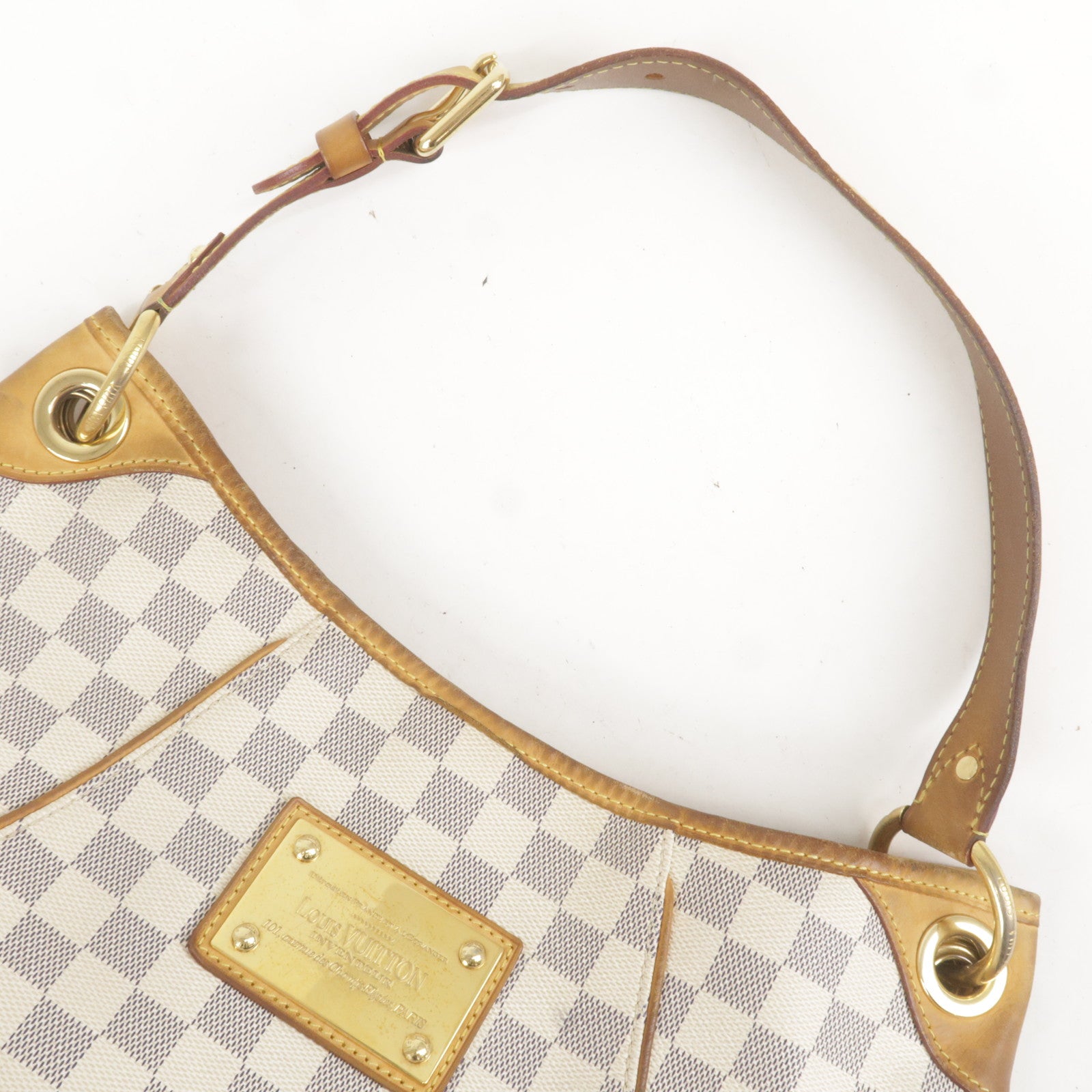 LOUIS VUITTON Damier Azur Galliera PM Shoulder Bag