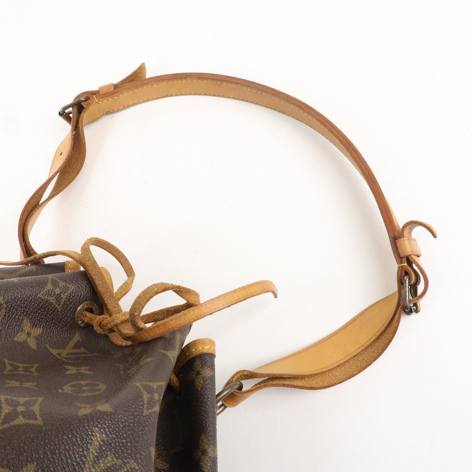 Louis Vuitton Monogram Petit Noe Shoulder Bag Brown M42226