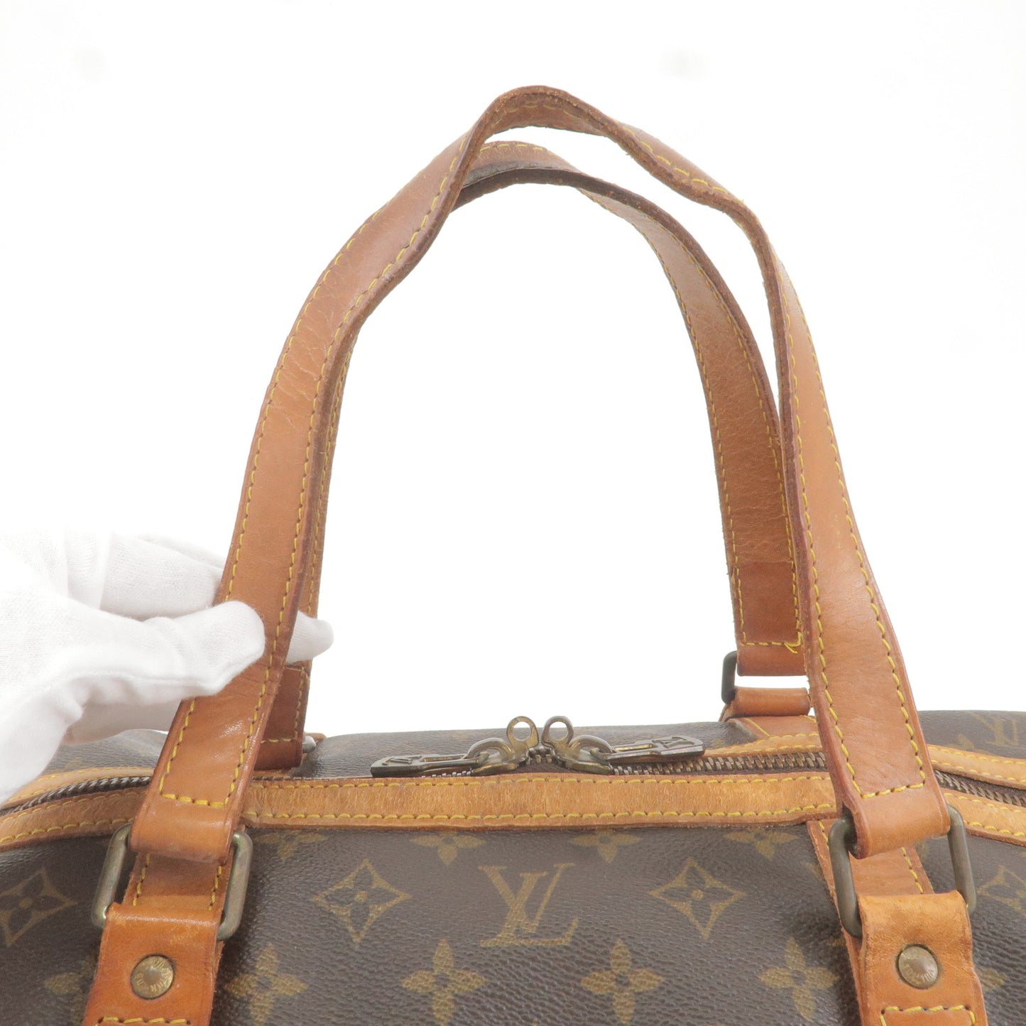Louis Vuitton Monogram Sac Souple 55 Boston Bag M41622