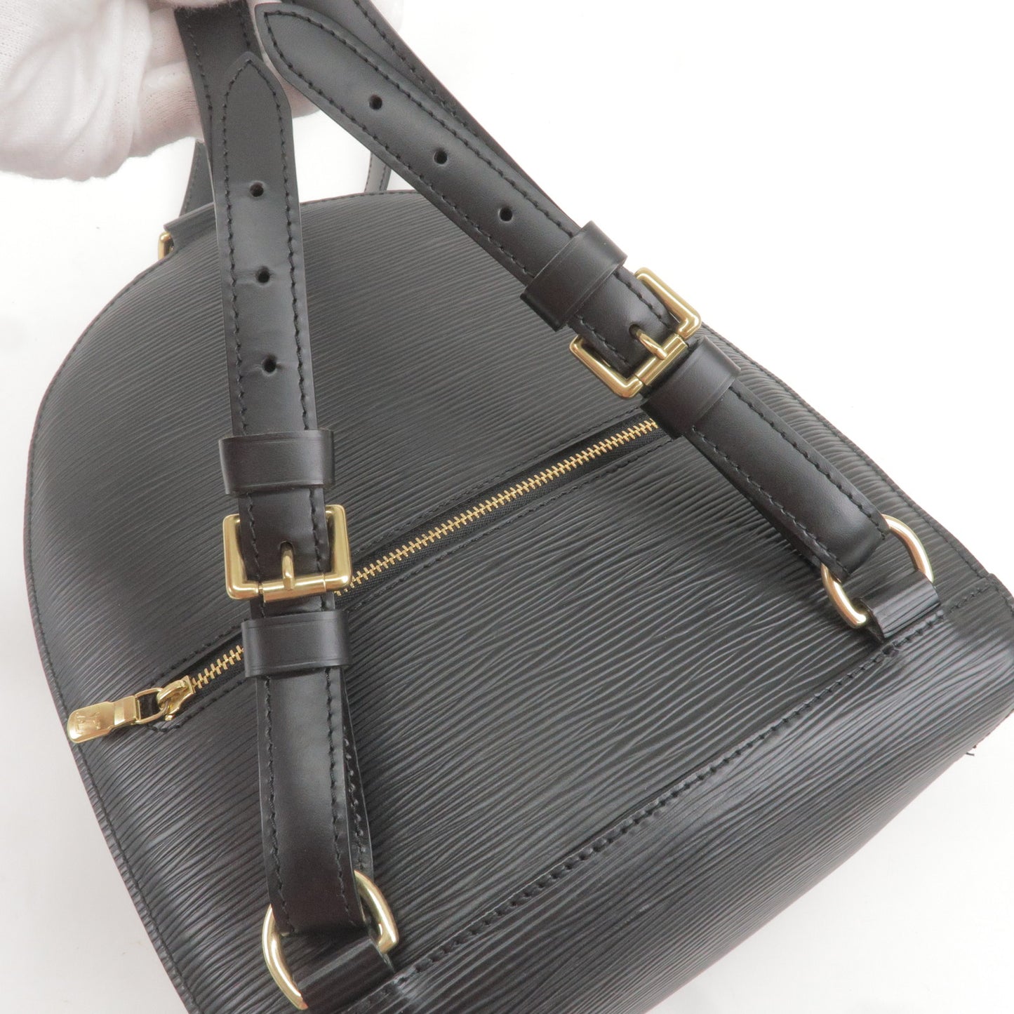Louis Vuitton Epi Leather Mabillon Backpack Noir N52232