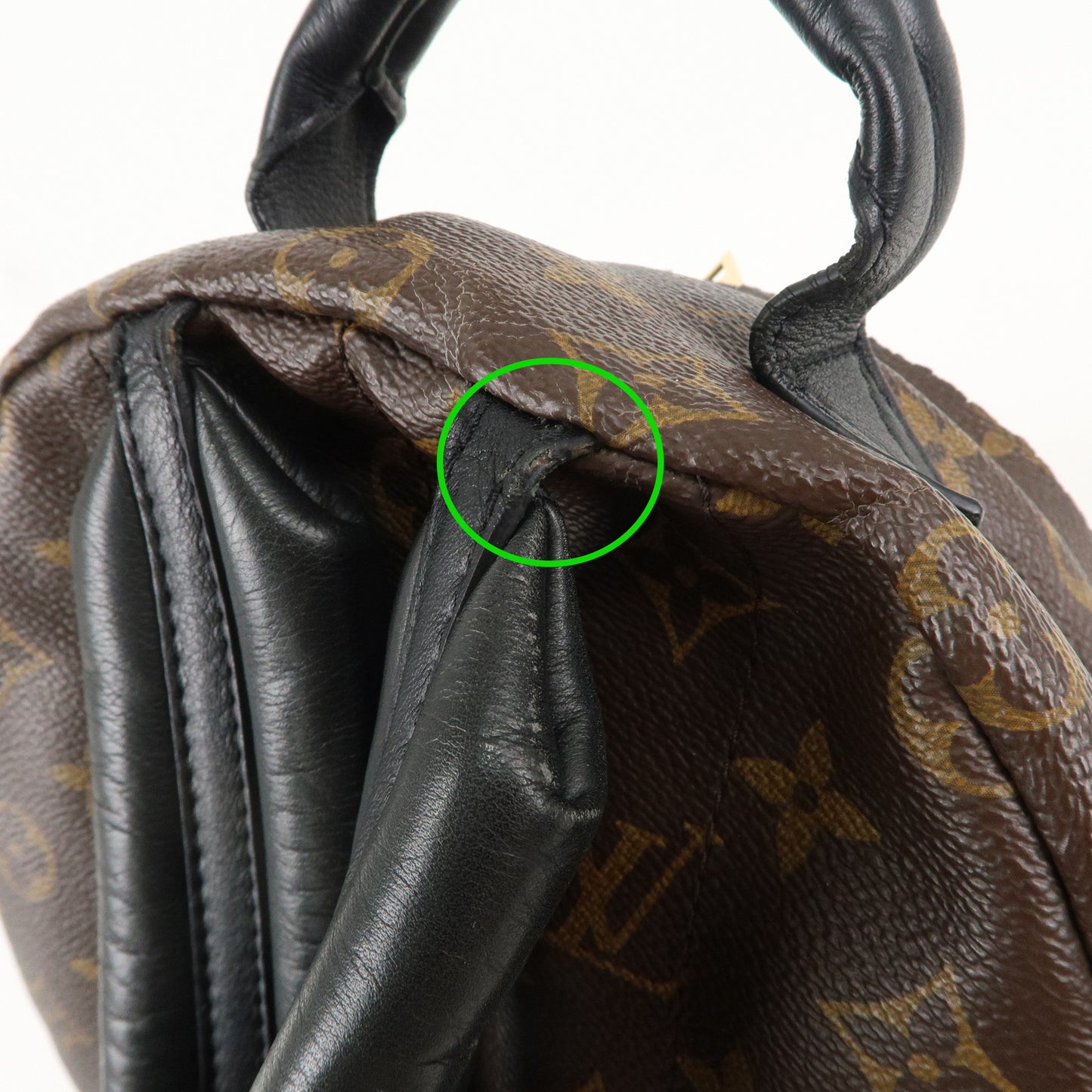 Louis Vuitton Monogram Palm Springs Back Pack PM Brown M44871