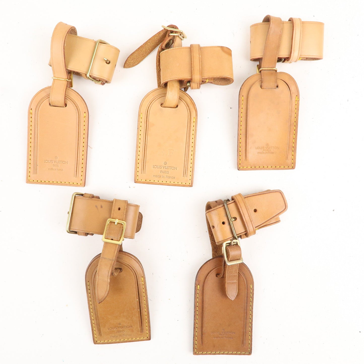 Louis-Vuitton-Name-Tag-Set-of-10-*Included-with-name-initials*Used-F/S –  dct-ep_vintage luxury Store