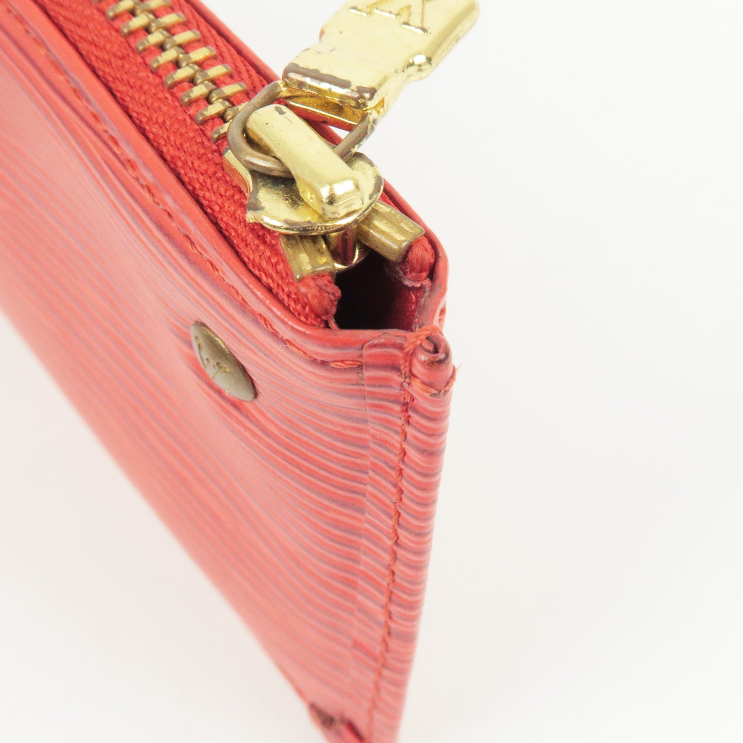 Louis Vuitton Epi Pochette Cles Coin Case M63807 Castillian Red
