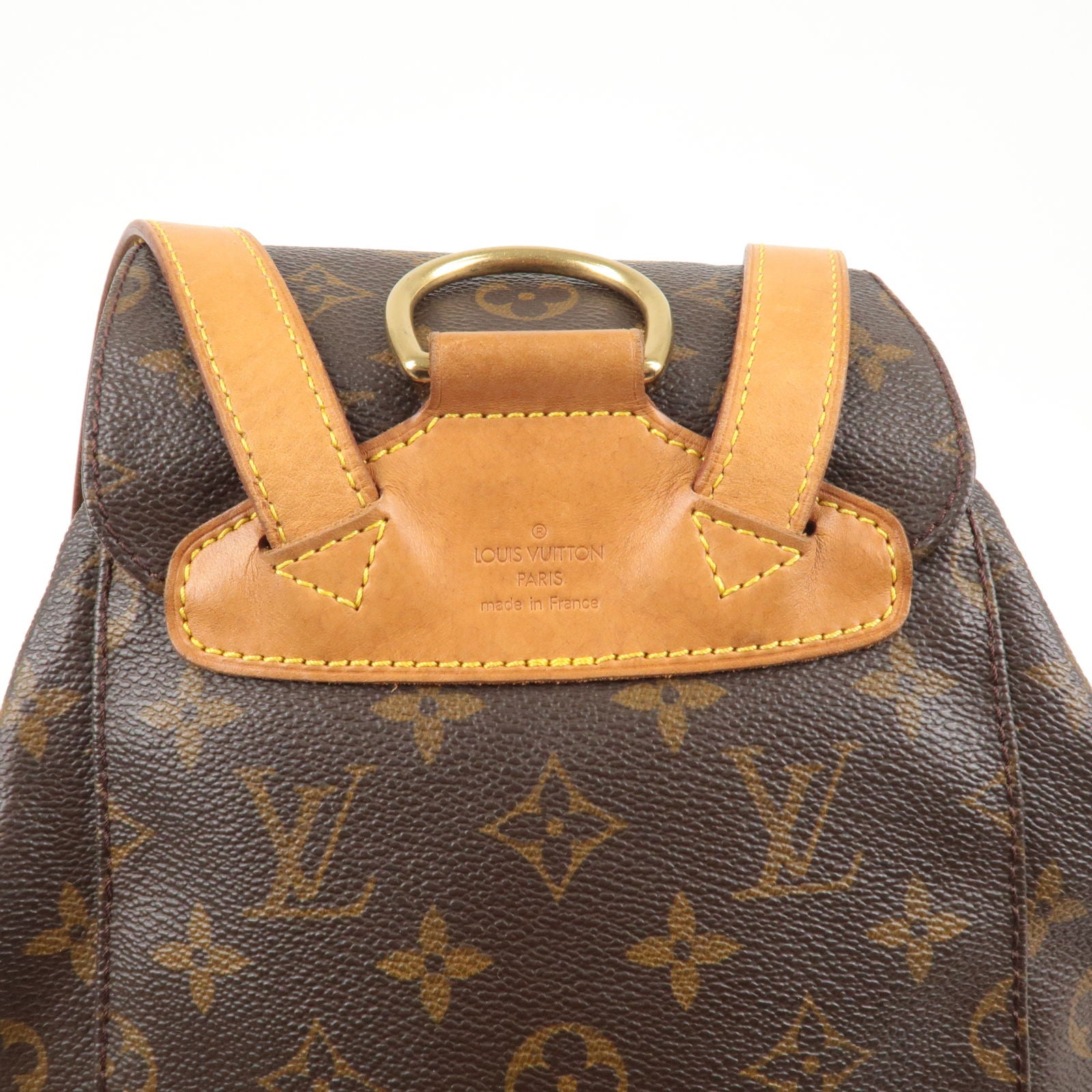 Authentic Louis Vuitton Monogram Montsouris MM Backpack M51136 LV