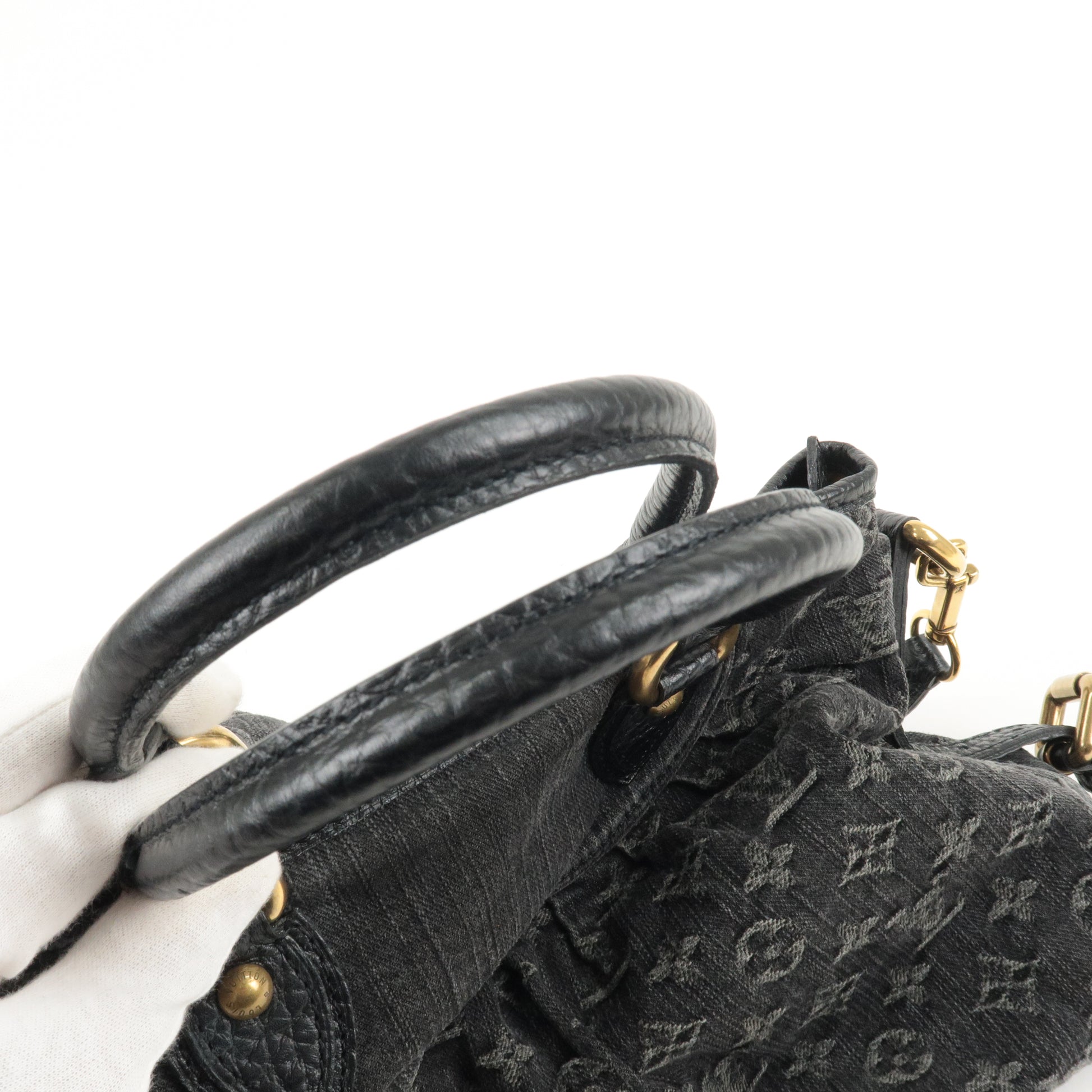 Louis Vuitton Neo Cabby MM Monogram Denim Shoulder Bag on SALE
