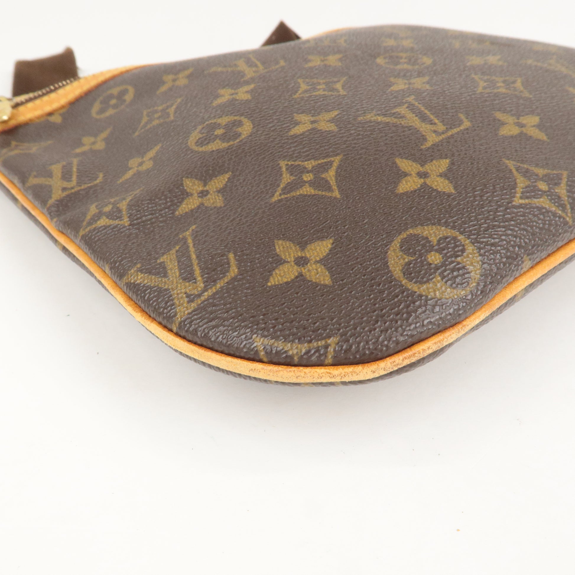 Louis Vuitton Pochette Bosphore M40044 Monogram Canvas Crossbody Bag Brown