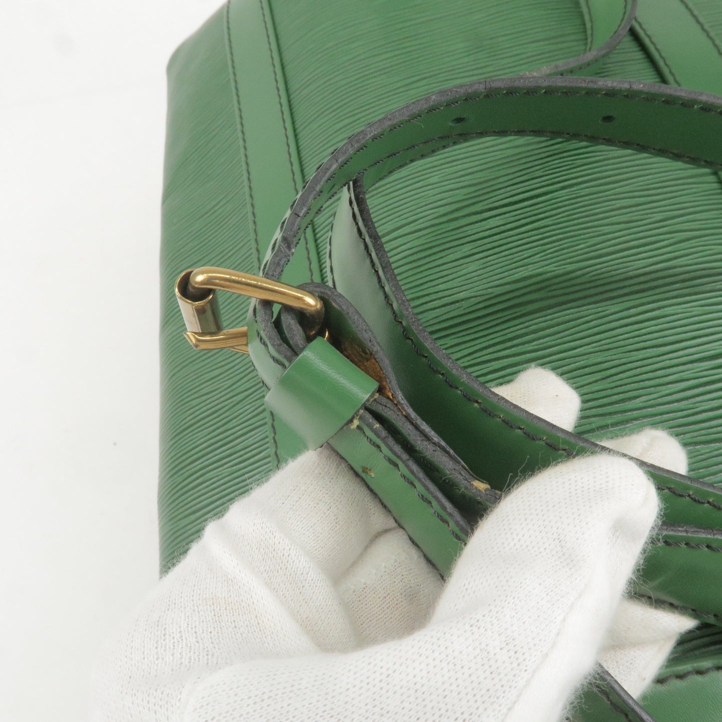 Louis Vuitton Epi Leather Randonnee GM Shoulder Bag Borneo Green