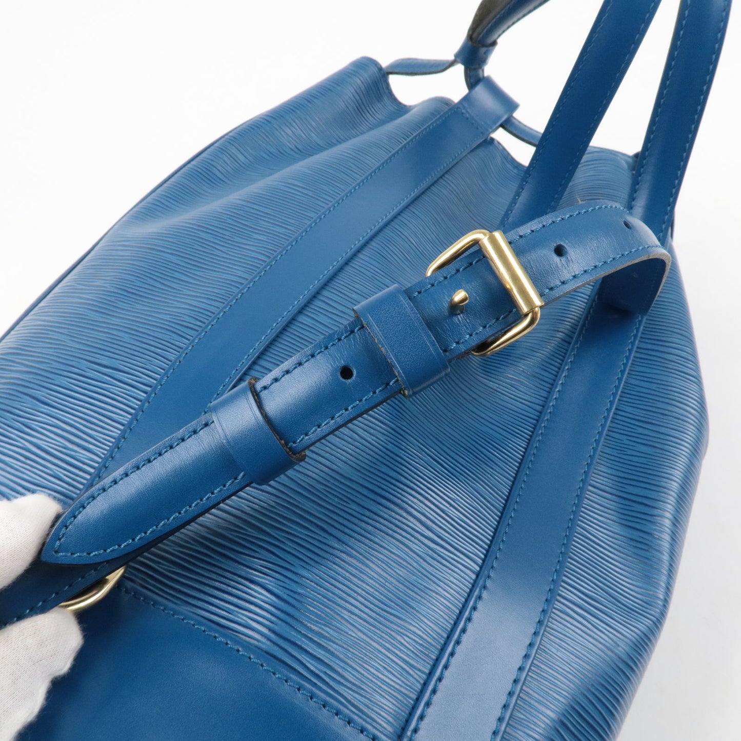 Louis Vuitton Epi Randonnee GM Laundry Bag Toledo Blue M52355