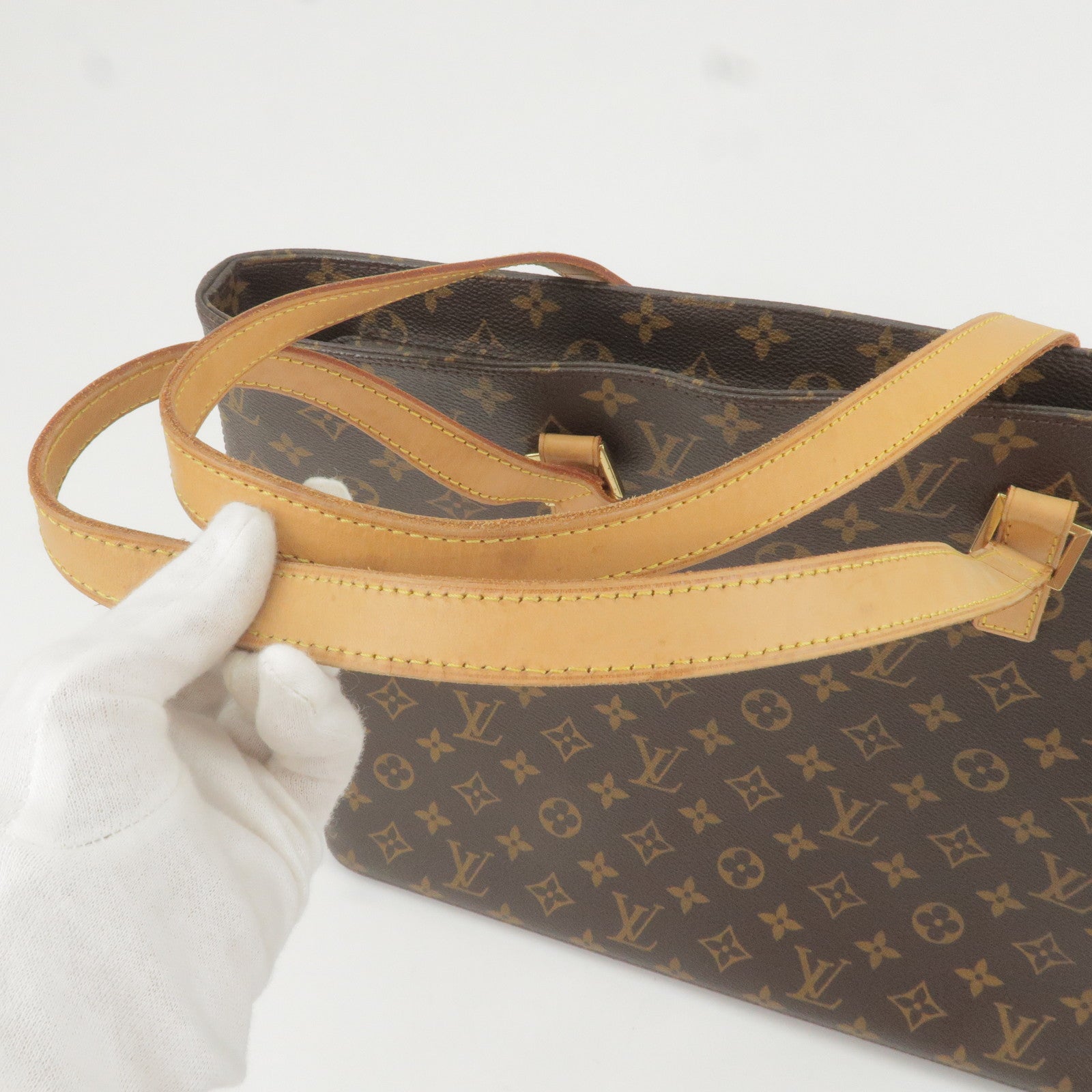 Louis Vuitton Luco Shoulder Bag Tote Bag Brown Monogram Vintage