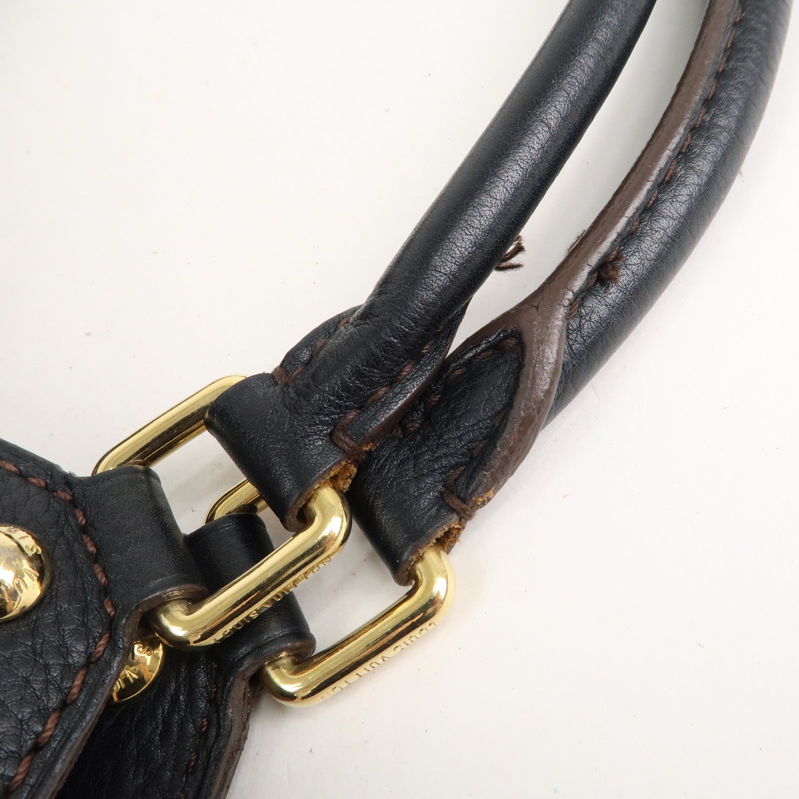 Black Crossbody Faux Leather Strap Replacement For Louis Vuitton Noir