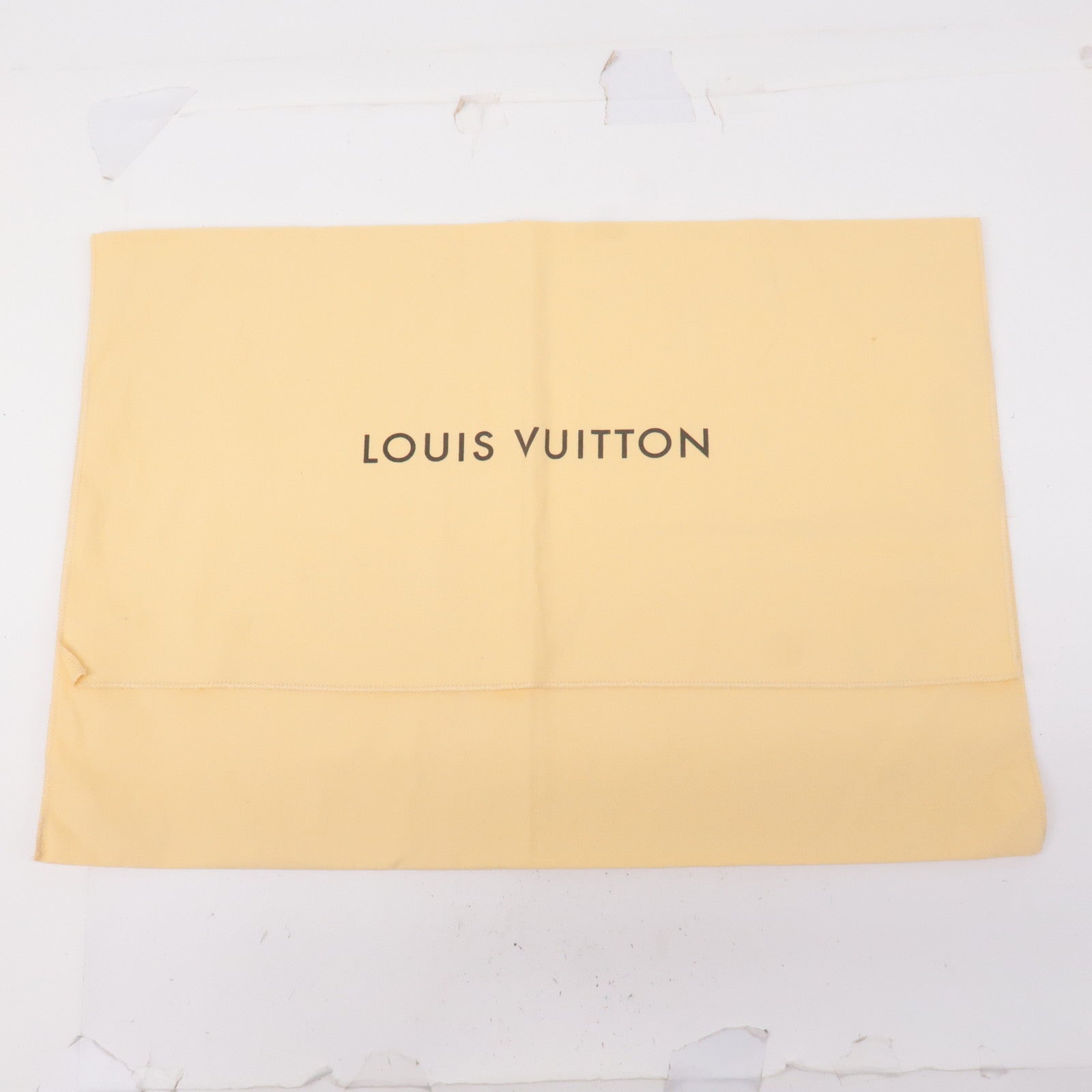 Louis Vuitton Set of 10 Dust Bag Flap Style Beige