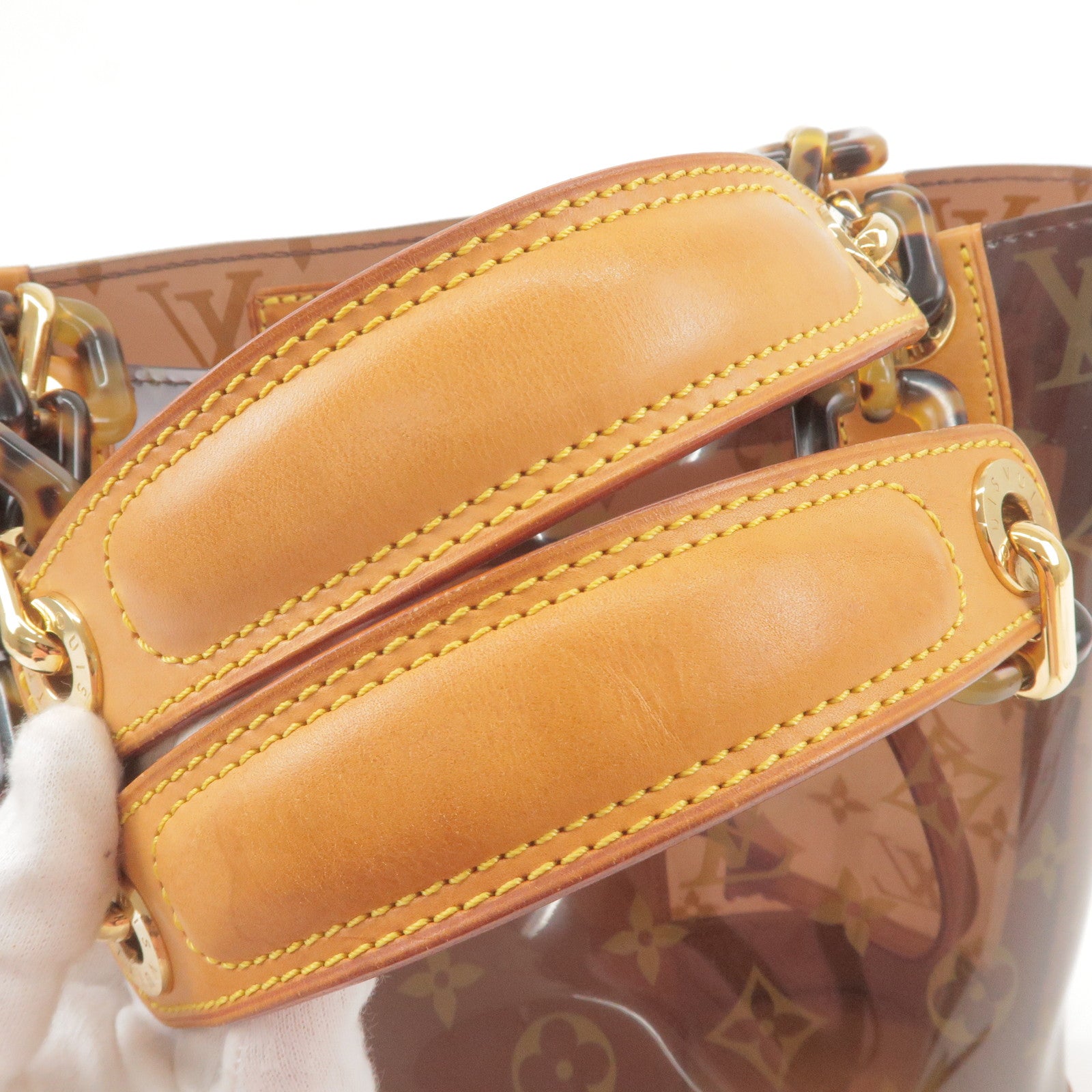 Louis Vuitton Cabas Ambre Pm Hand Tote Bag Monogram Vinyl M92502