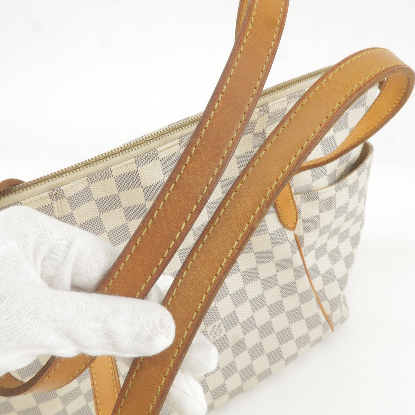 Louis Vuitton Damier Azur Totally MM Tote Bag Hand Bag N51262