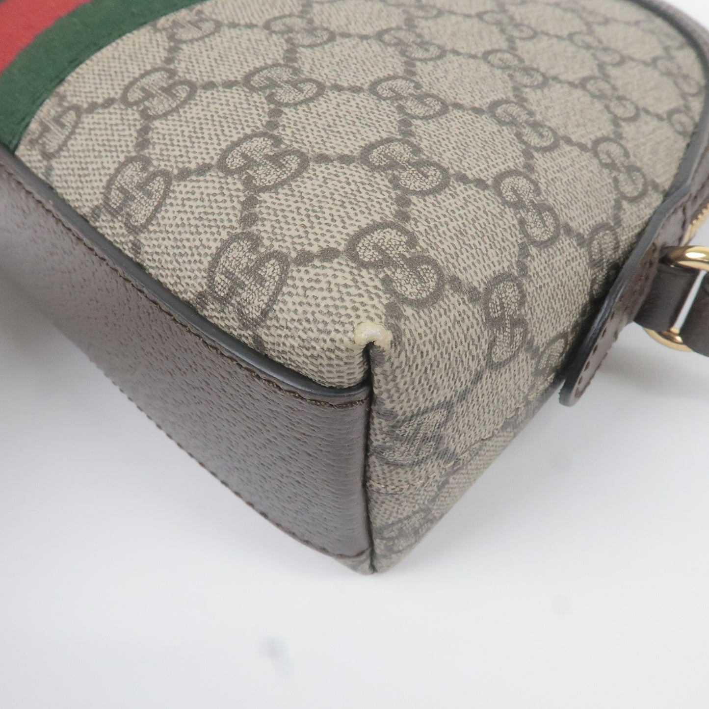 GUCCI Sherry Ophidia GG Supreme Leather Shoulder Bag 499621