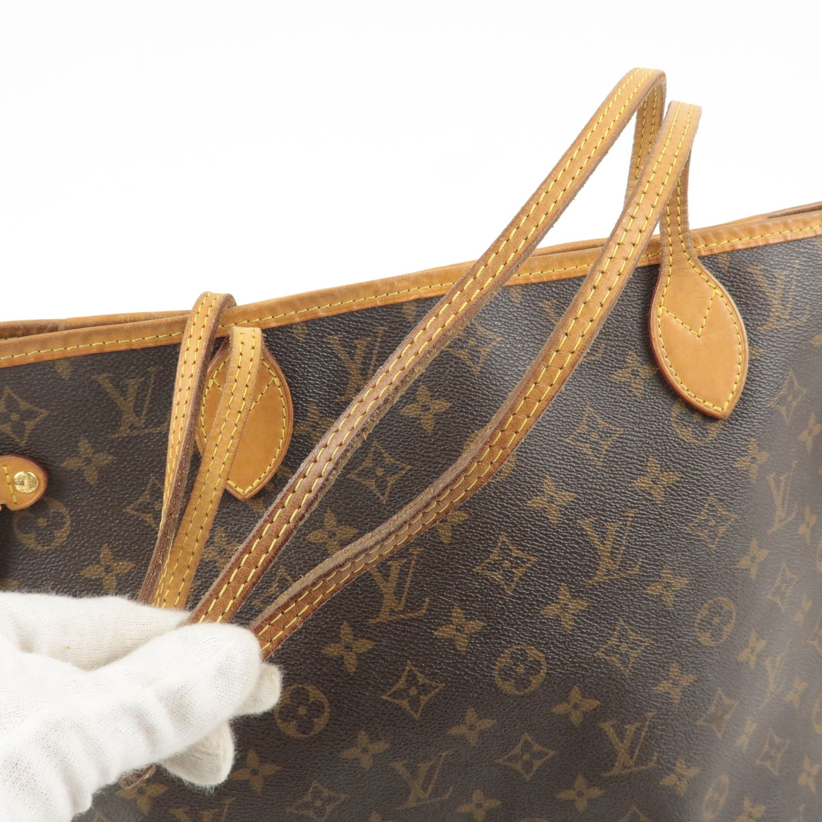 Louis-Vuitton-Monogram-Neverfull-MM-Tote-Bag-Brown-M40156 – dct