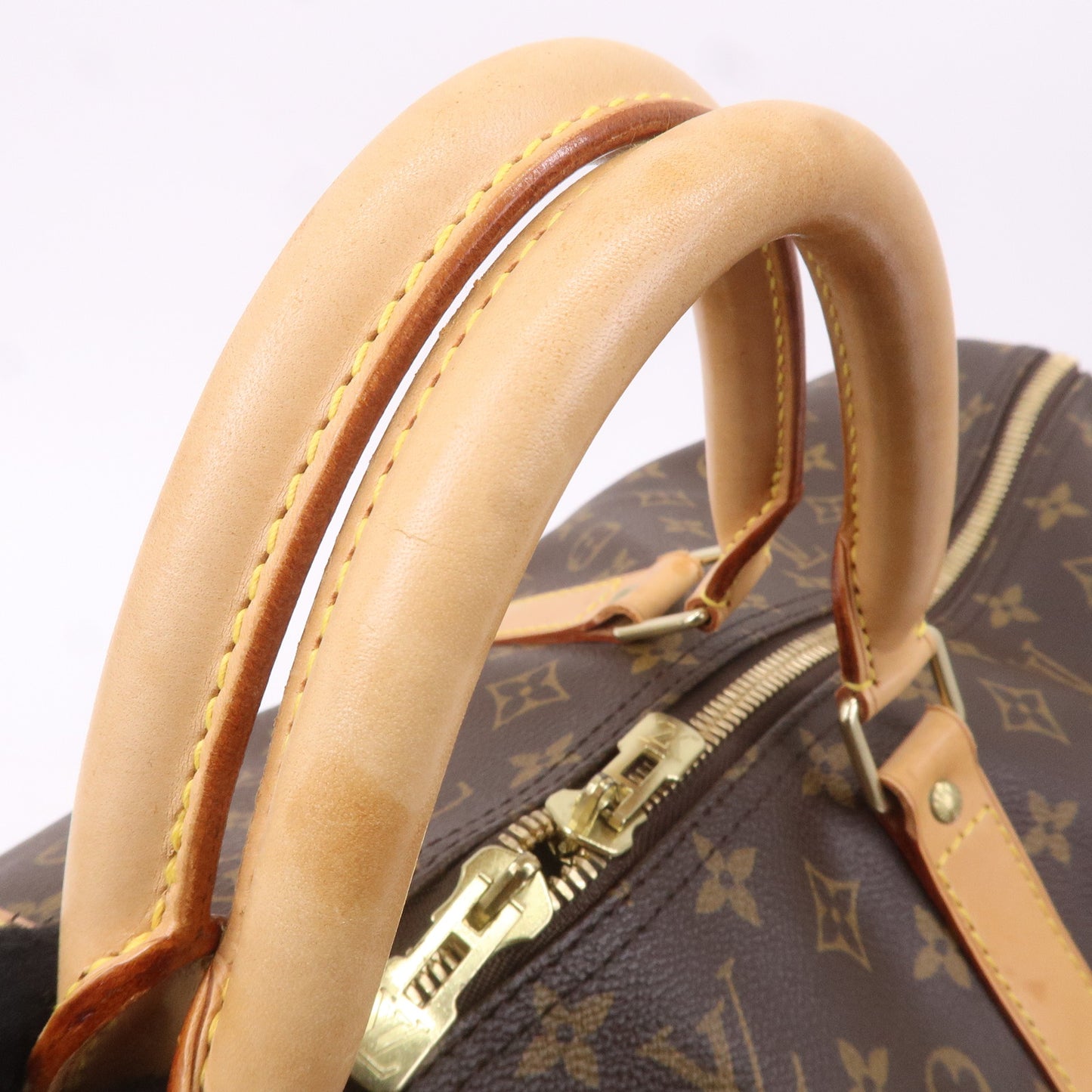 Louis Vuitton Monogram Keep All 60 Boston Bag Brown M41422