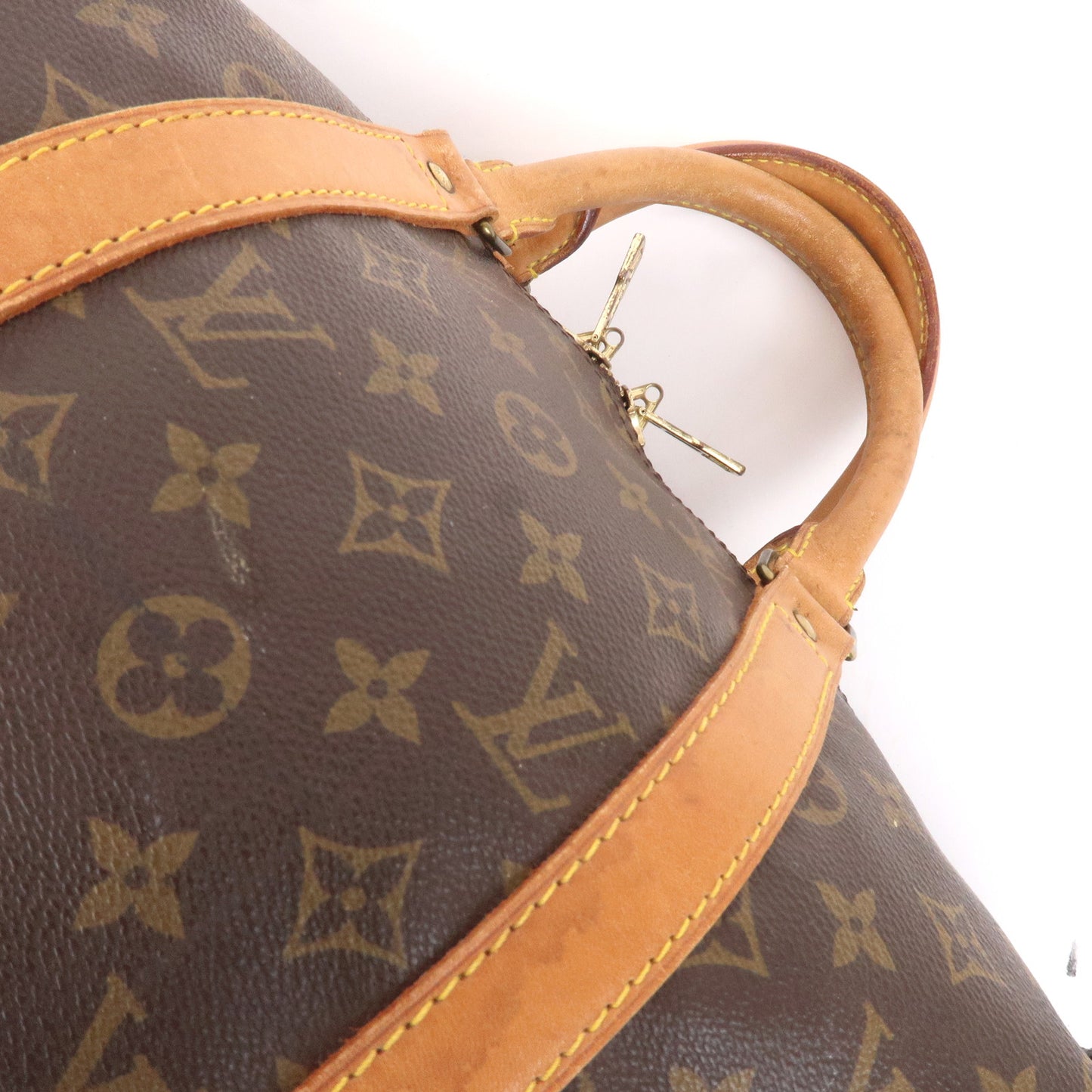 Louis Vuitton Monogram Keep All 50 Bag Brown M41426