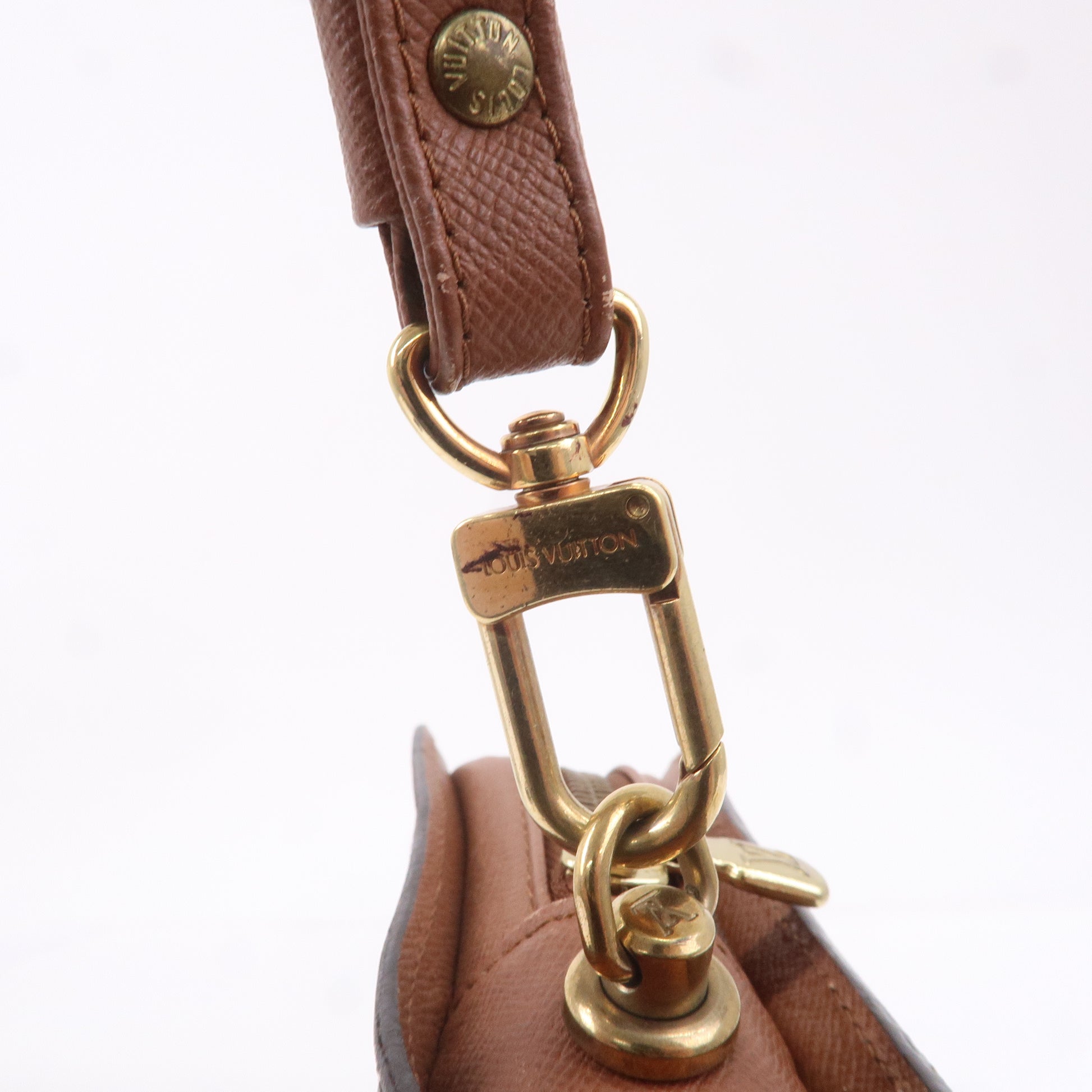 Louis Vuitton Classic Orsay Clutch Bag Pouchette w/ Wrist Strap
