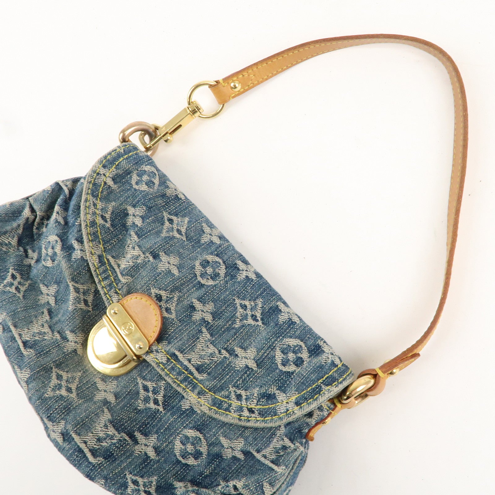 Louis Vuitton Vintage pouch in brown monogram canvas and natural 